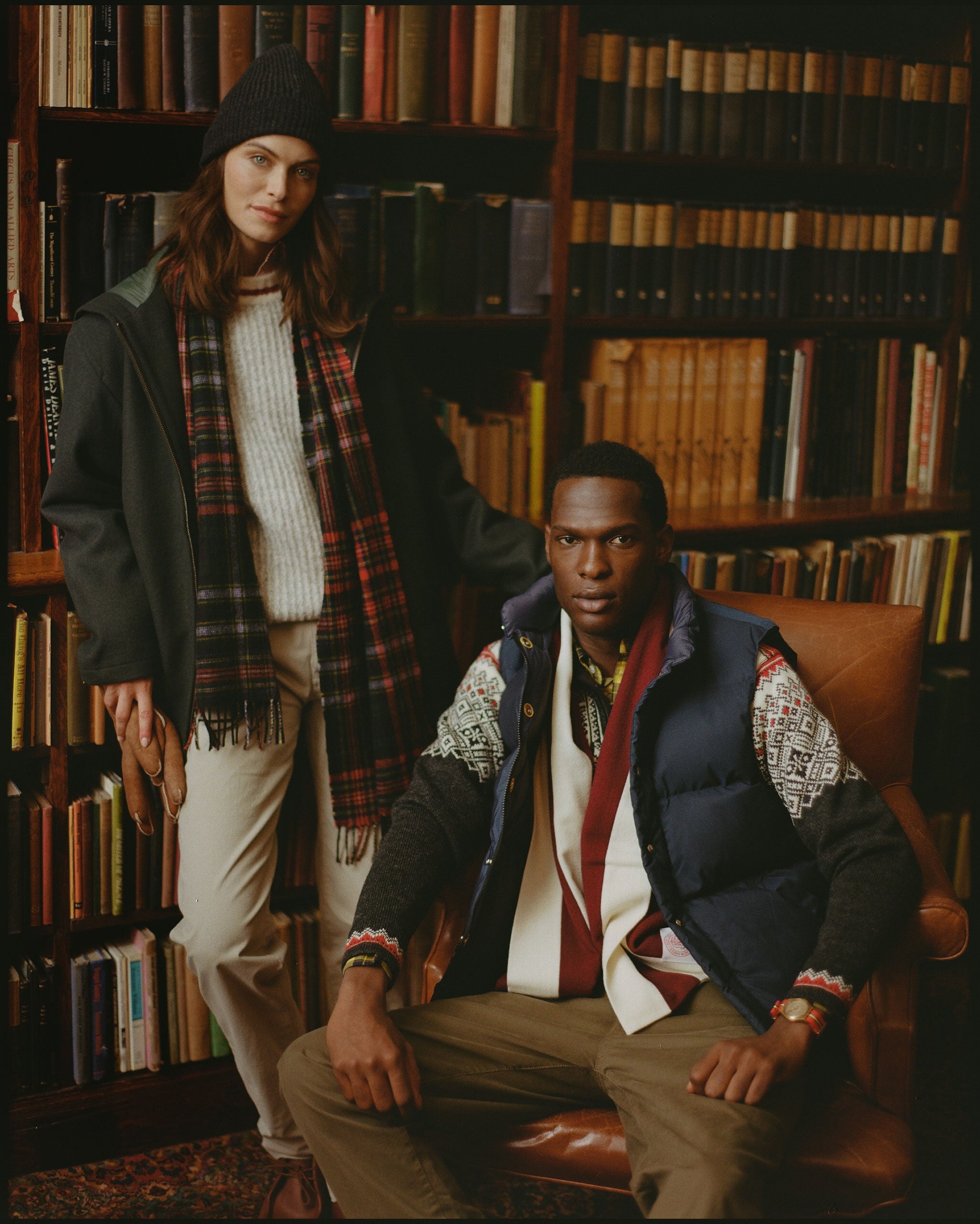 Made-in-USA Navy Crescent Down Works Italian Vest