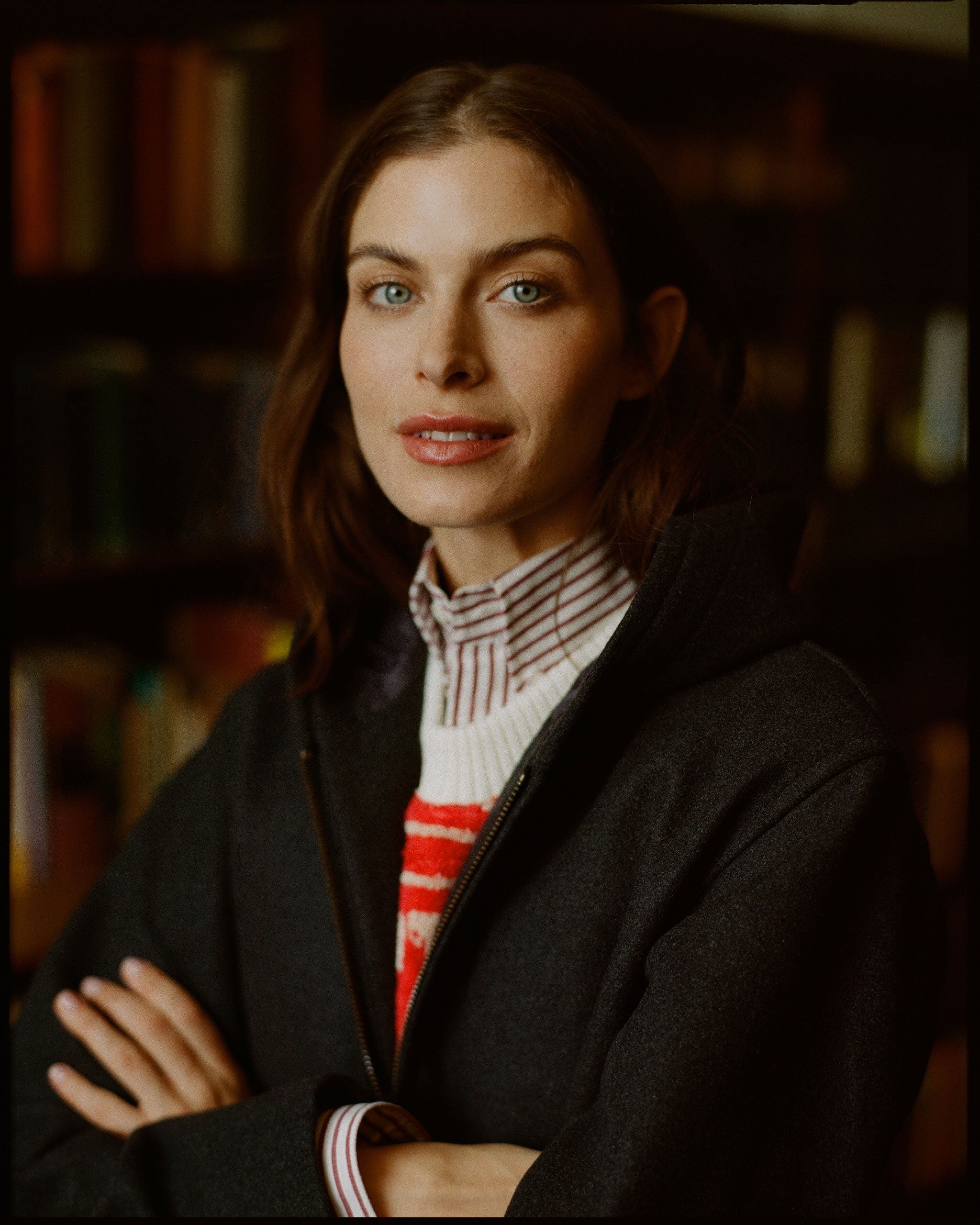 Grey Melton Wool Zermatt Coat