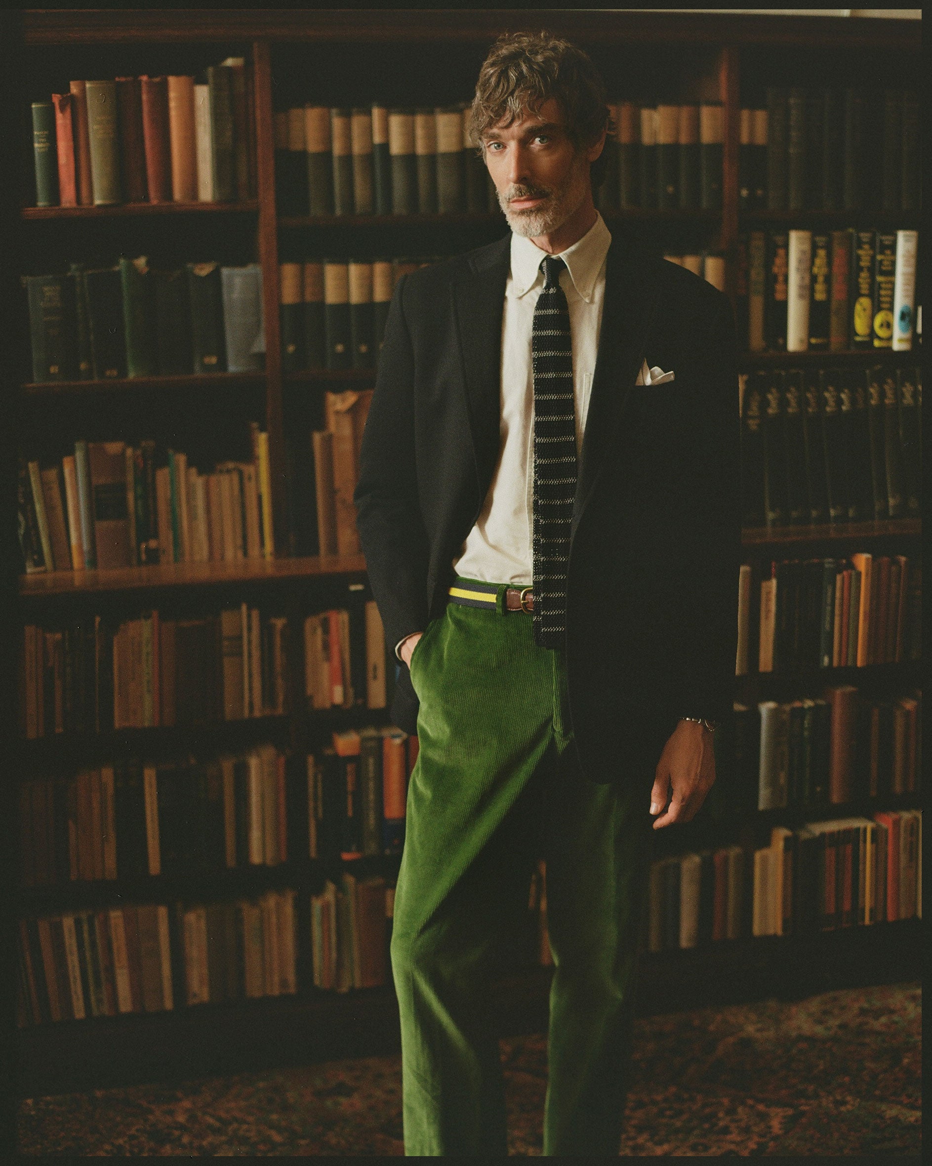 Made-in-USA Navy Pure Cashmere Sport Coat