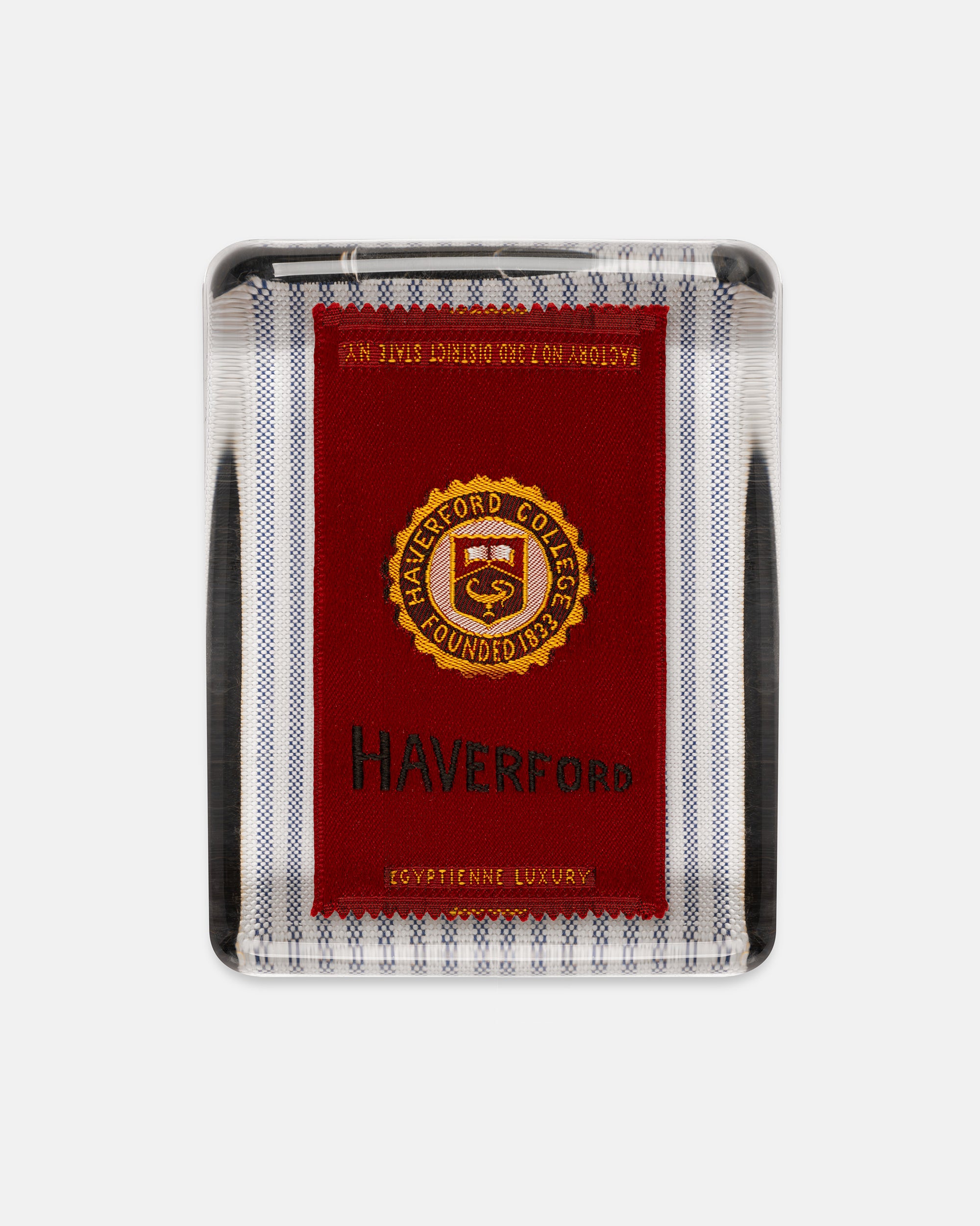Haverford College Silk Paperweight
