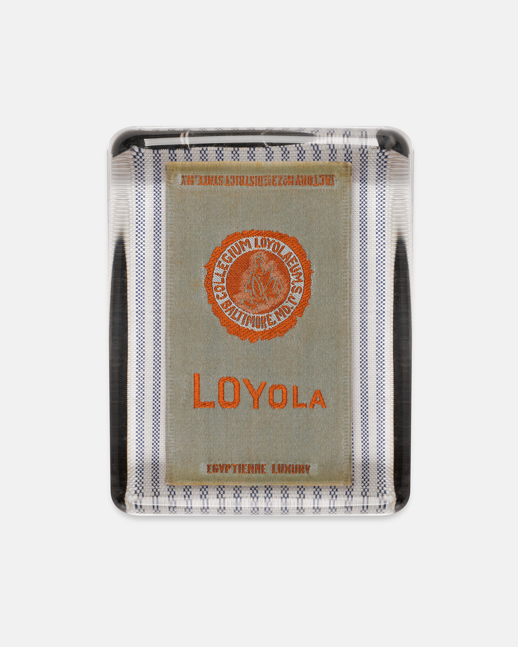 Loyola University (Md) Silk Paperweight