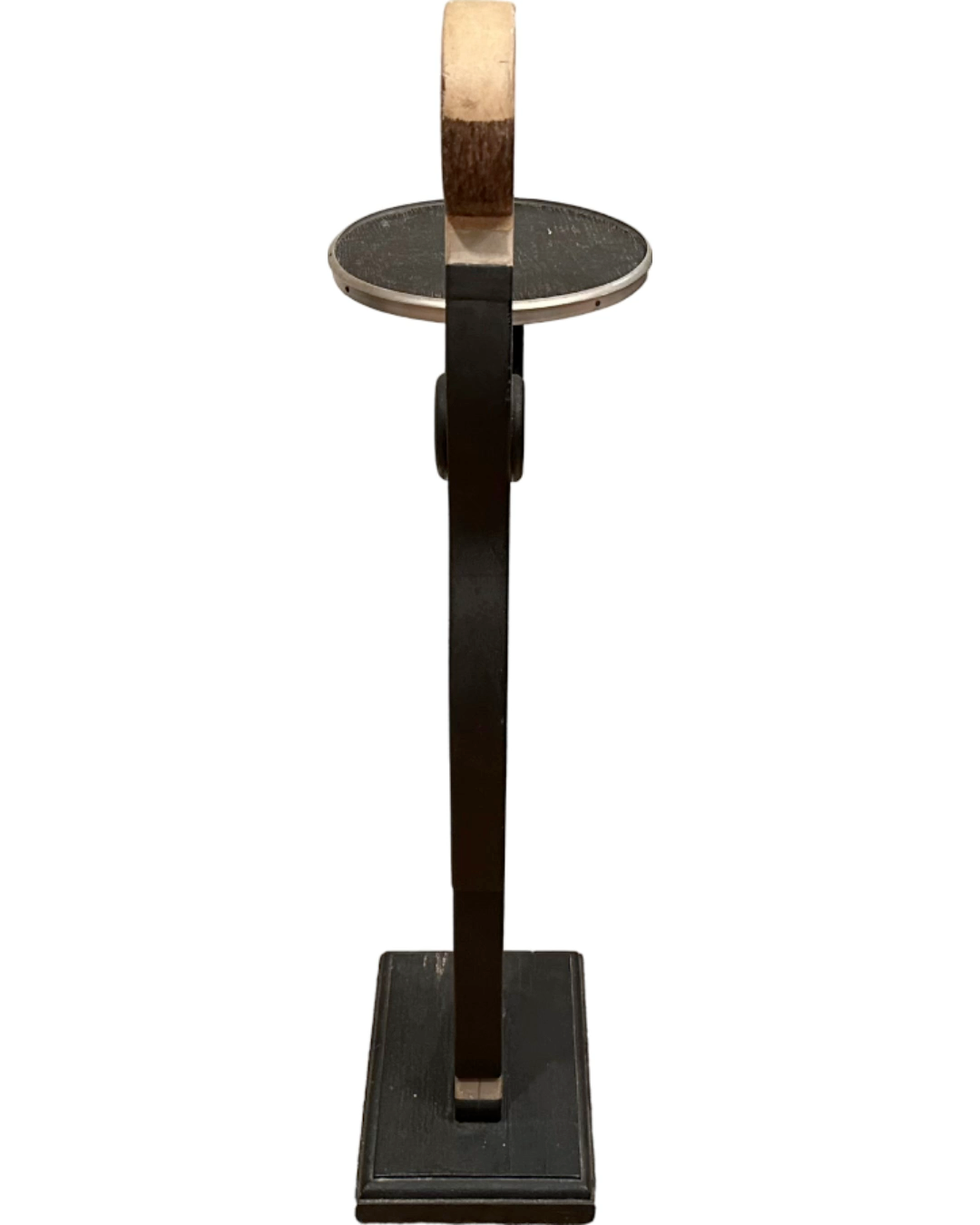 Antique Hand-Painted Standing Wooden Butler 35.5"H