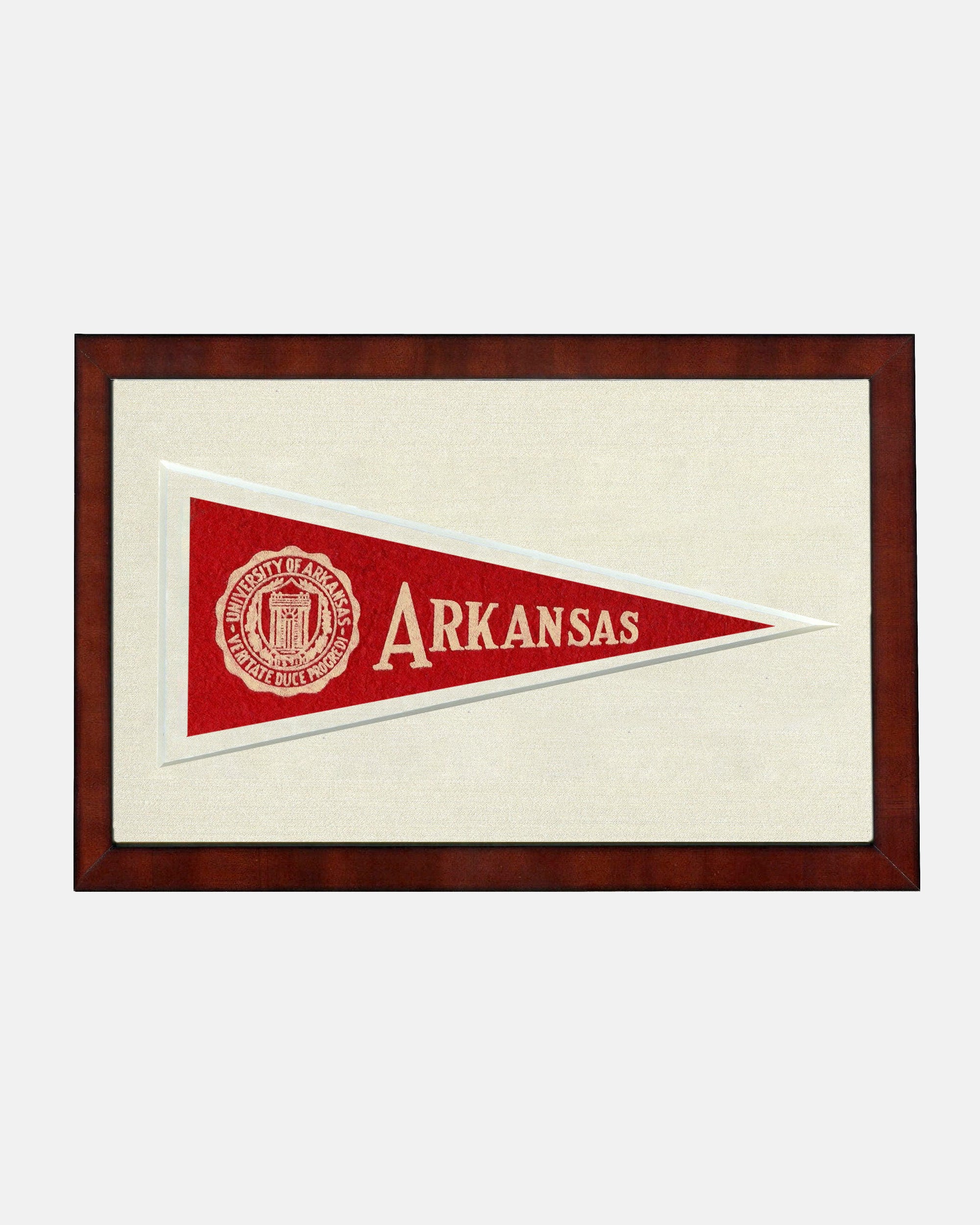 Arkansas Framed Vintage Pennant