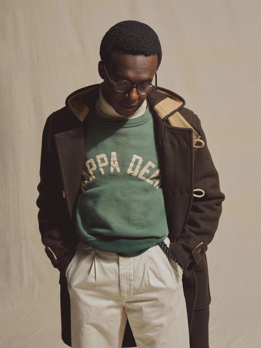 Made-in-England Oversized Wool Duffle Coat