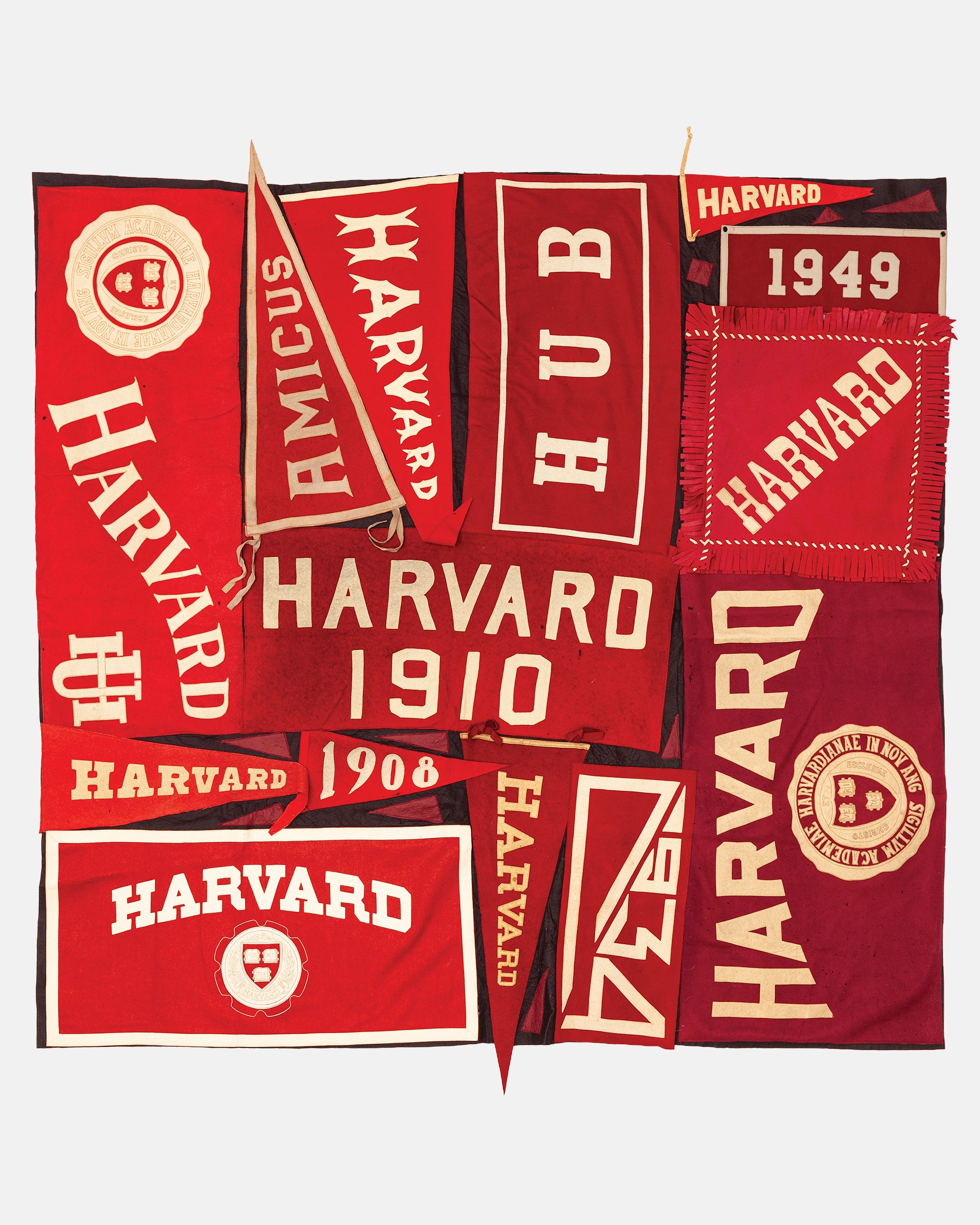 Vintage Pennant Quilt - Colleges #40