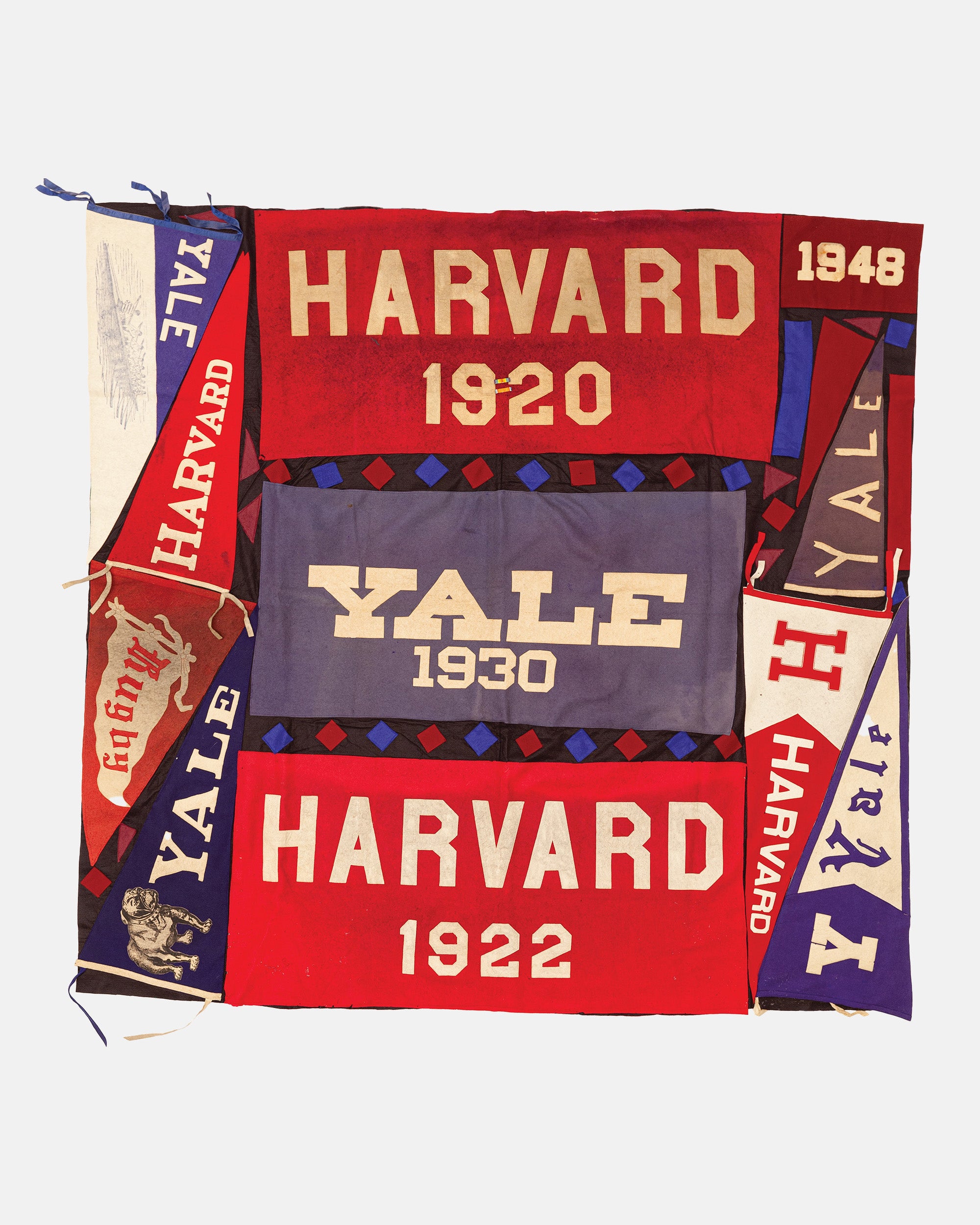 Vintage Pennant Quilt - Colleges #5