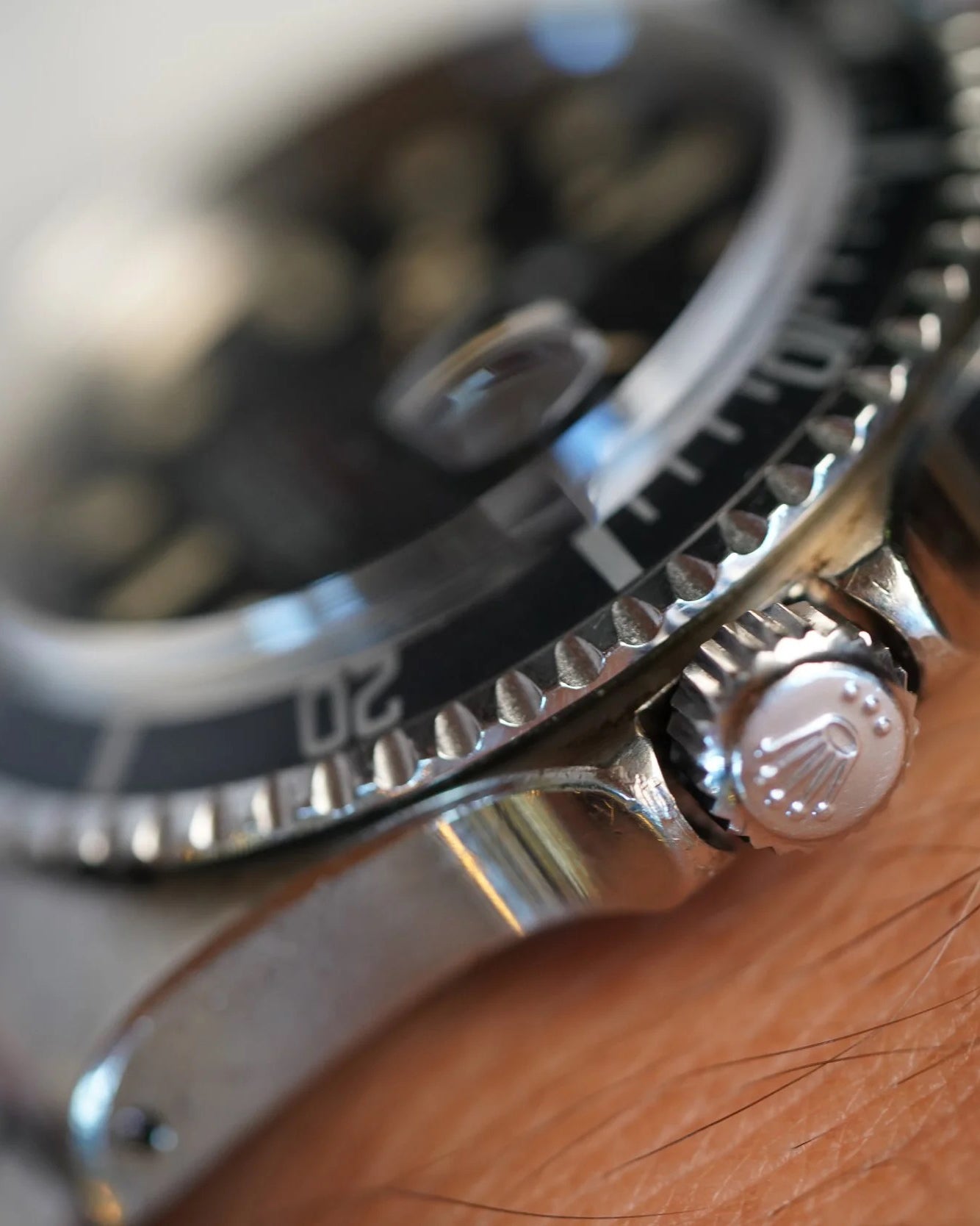 Rolex Feet First Red Submariner Ref 1680 Unpolished