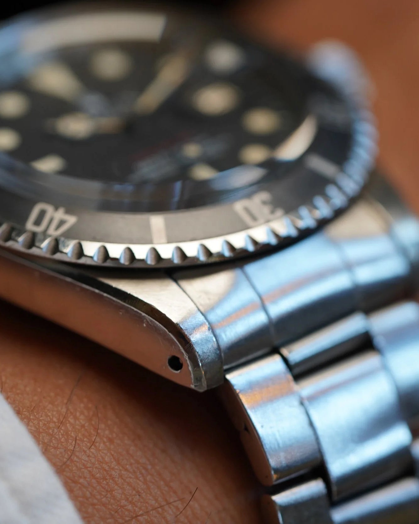 Rolex Feet First Red Submariner Ref 1680 Unpolished