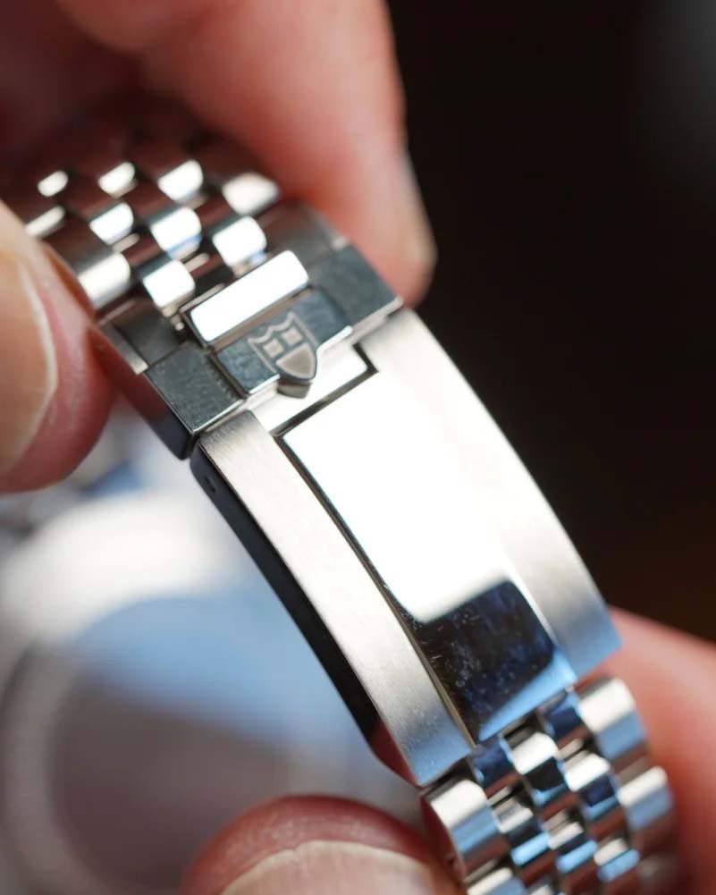 TUDOR Pink Black Bay Chrono M79360N-0019 Full Set Unpolished