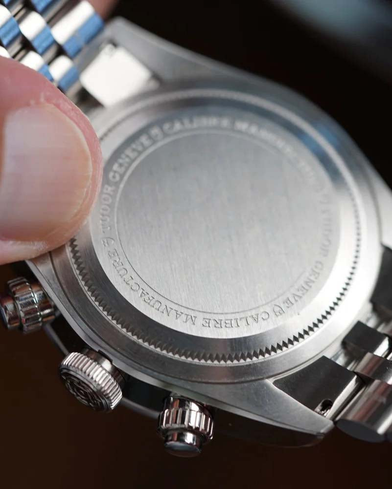 TUDOR Pink Black Bay Chrono M79360N-0019 Full Set Unpolished