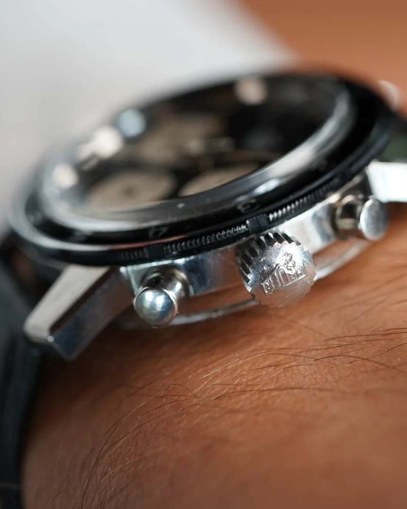 Heuer Autavia Reference 2446C Unpolished with Service Booklet