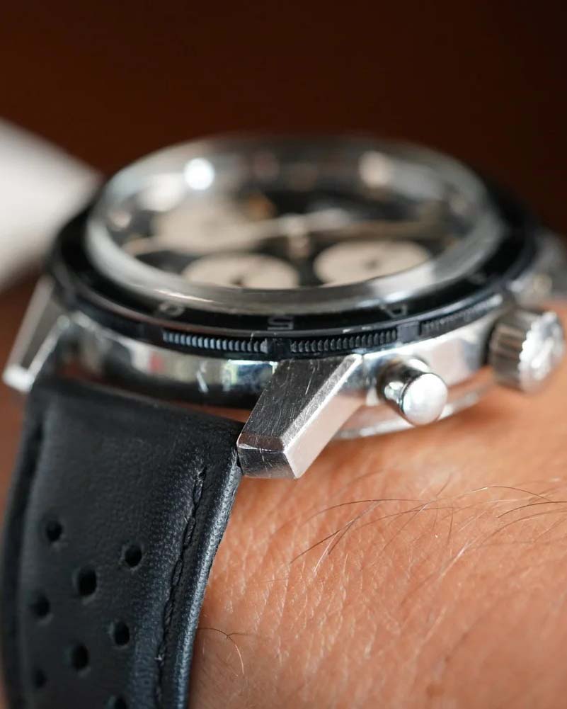 Heuer Autavia Reference 2446C Unpolished with Service Booklet