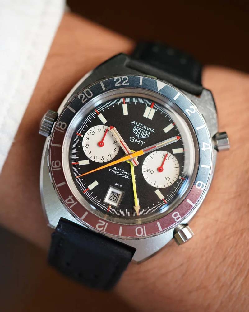 Heuer Autavia GMT 2nd Execution Ref. 1163