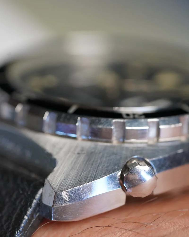 Heuer Autavia 11063P Diver 100 Unpolished w/ Box