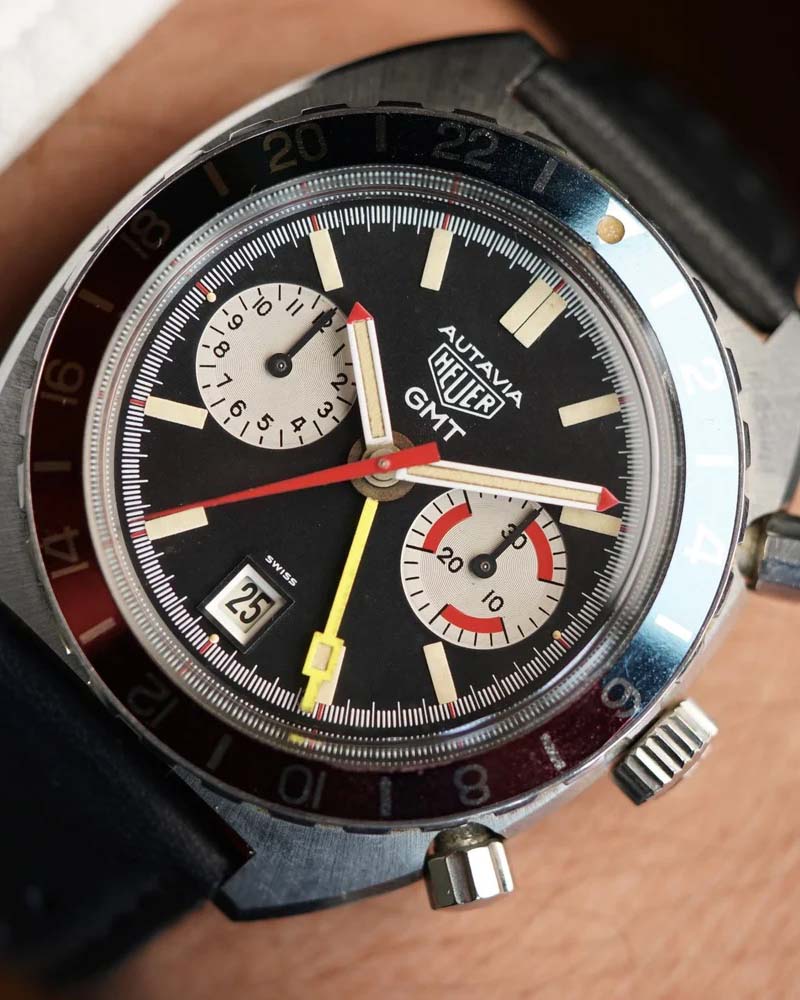 Heuer Autavia GMT Ref 741.603