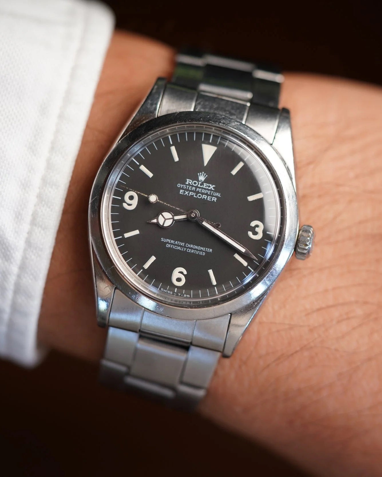 Rolex Explorer I Ref 1016 w/ Box & Catalog
