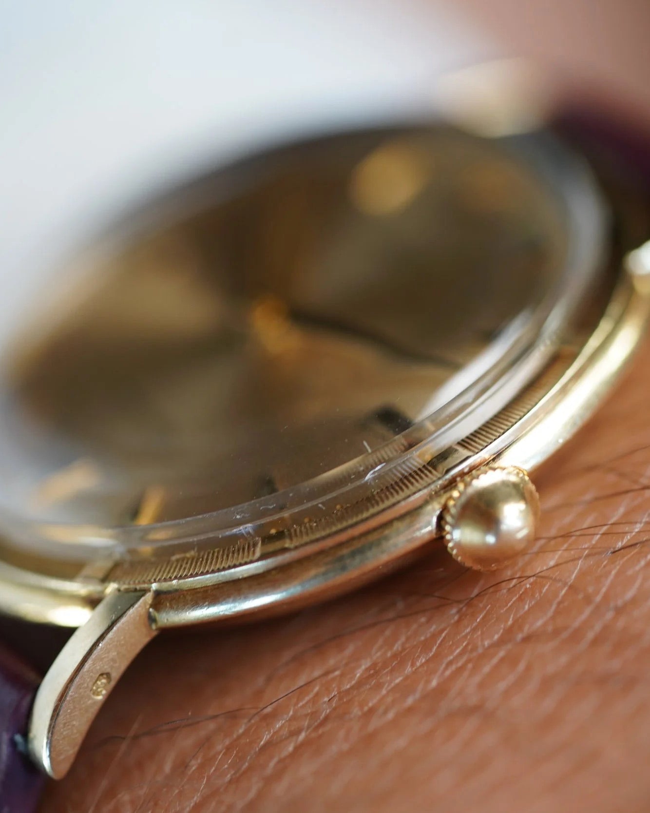 Rolex Precision Ref. 8952 in 18K YG Unpolished