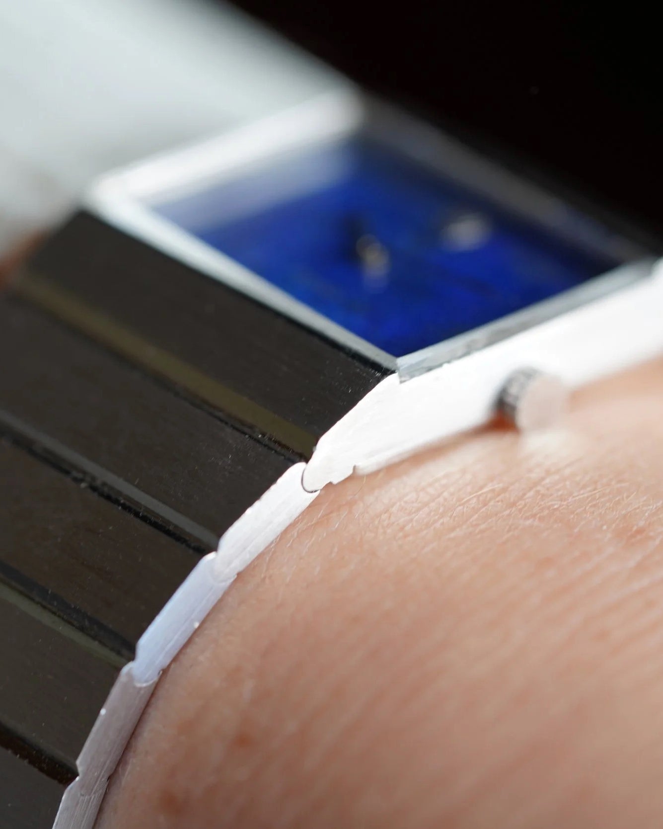 Rolex Lapis Lazuli Dial Midas Reference 4314 in 18K White Gold Unpolished