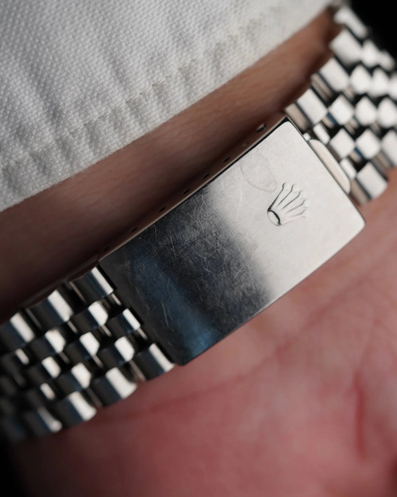 Rolex Datejust Black Dial Ref 16234 Unpolished