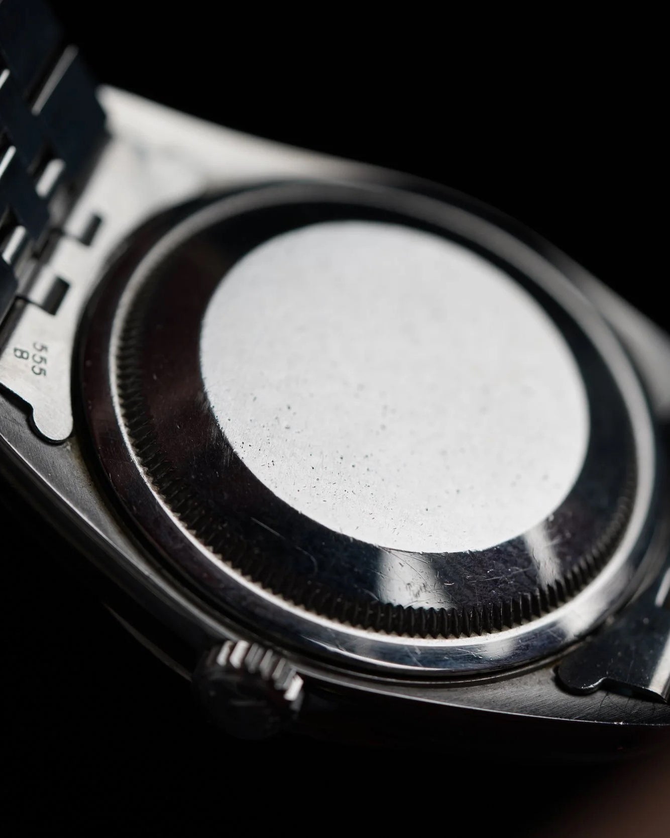 Rolex Datejust Black Dial Ref 16234 Unpolished