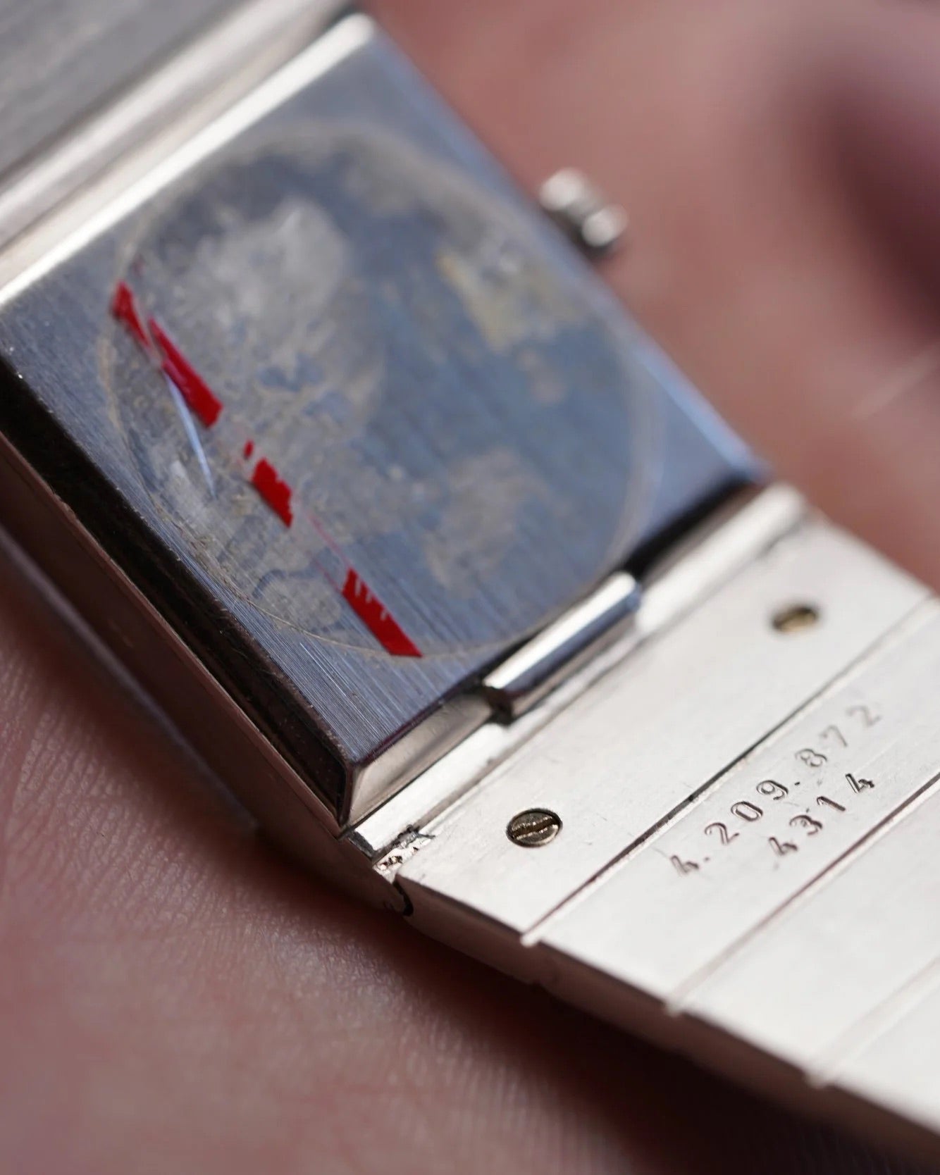 Rolex Lapis Lazuli Dial Midas Reference 4314 in 18K White Gold Unpolished