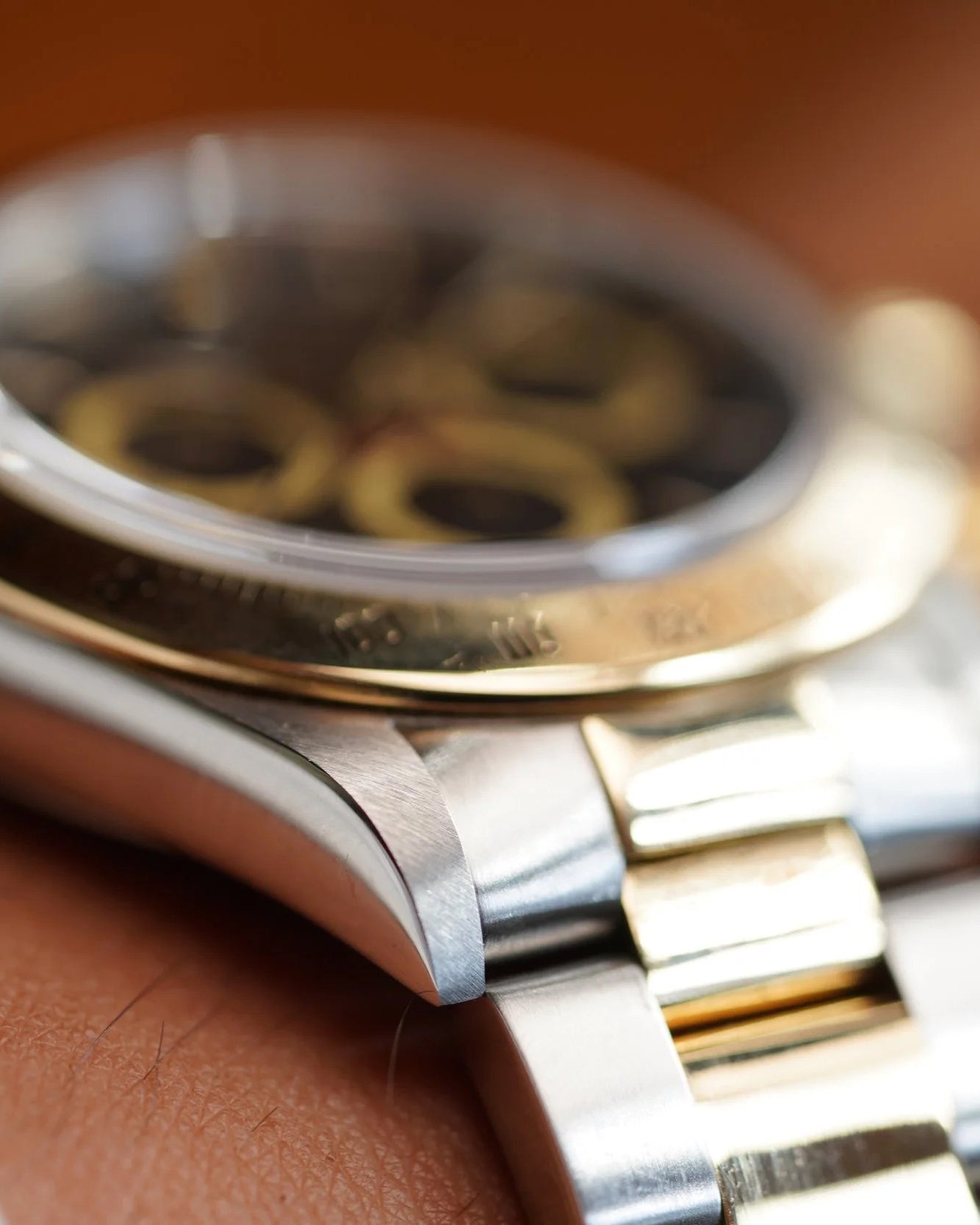 Rolex Floating Cosmograph Zenith Daytona Black Dial Two-Tone 16523