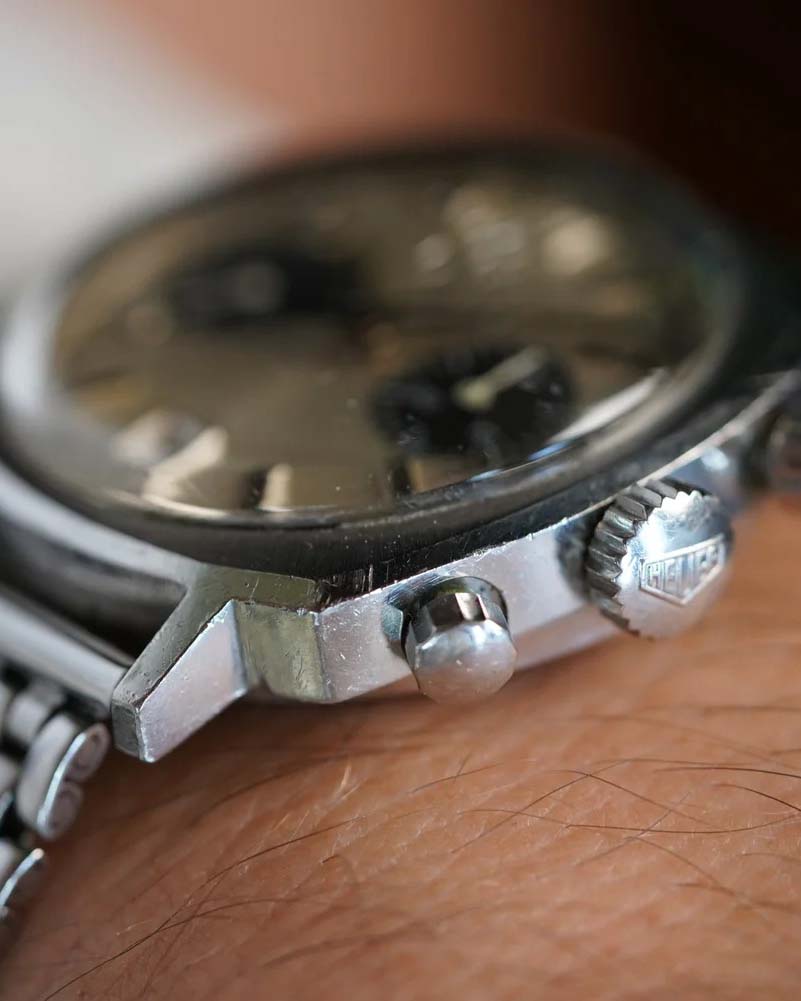 Heuer Camaro Ref. 7843SN on Beads of Rice Bracelet