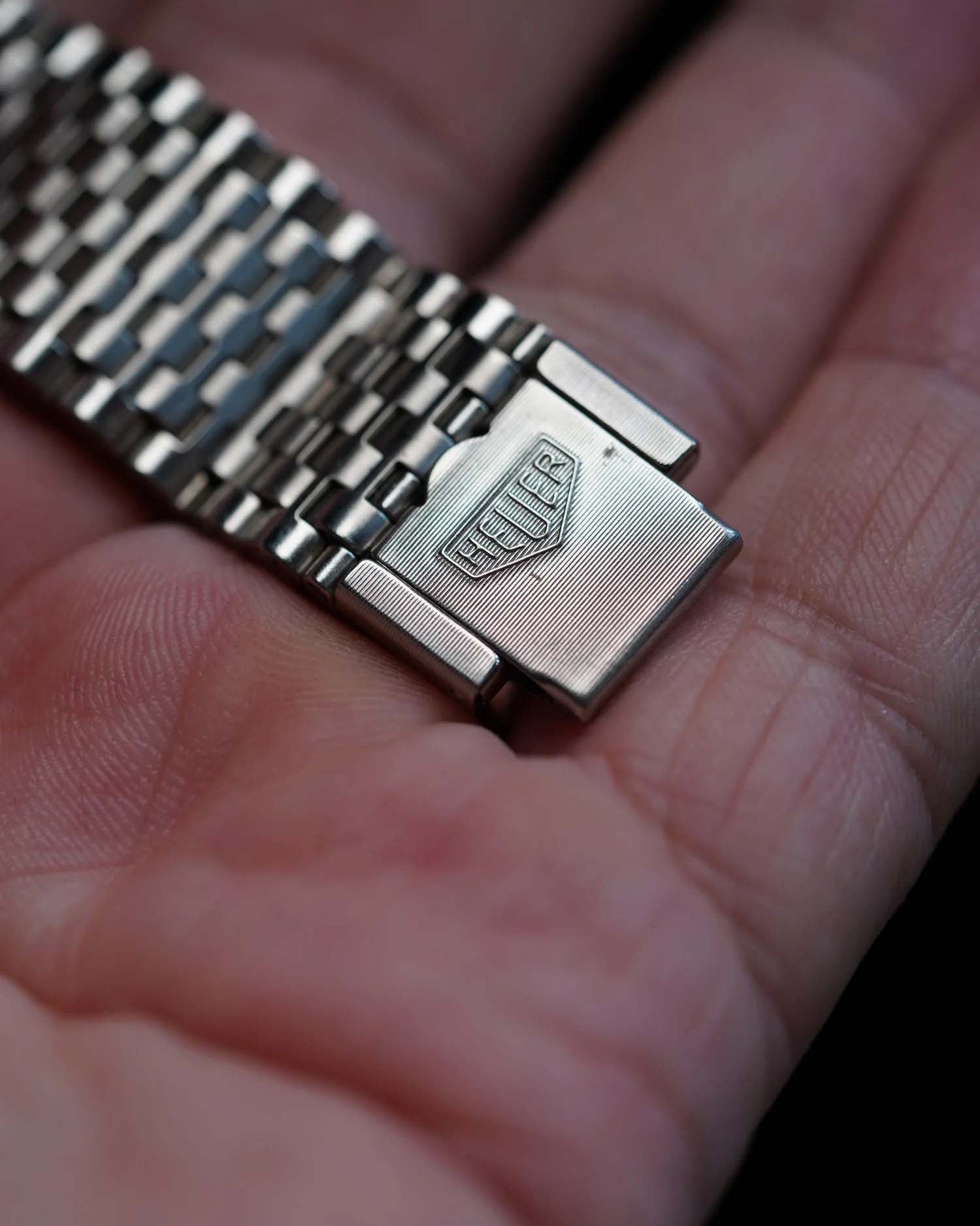 Heuer Monaco Transitional Ref. 1133 with Booklet and Bracelet Unpolished