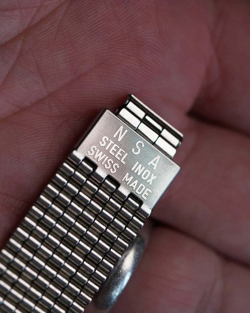 Heuer Monaco Transitional Ref. 1133 with Booklet and Bracelet Unpolished