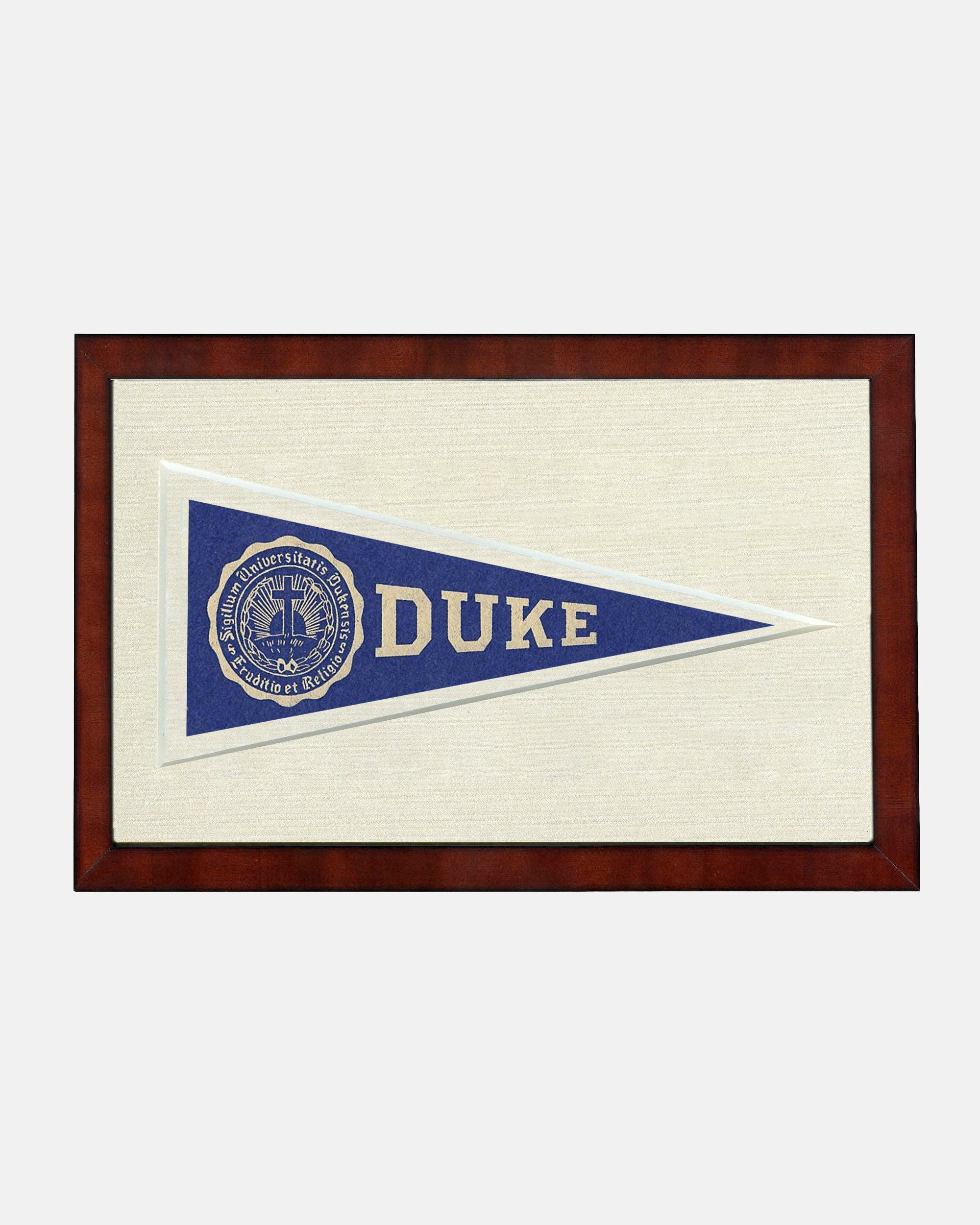 Duke Framed Vintage Pennant