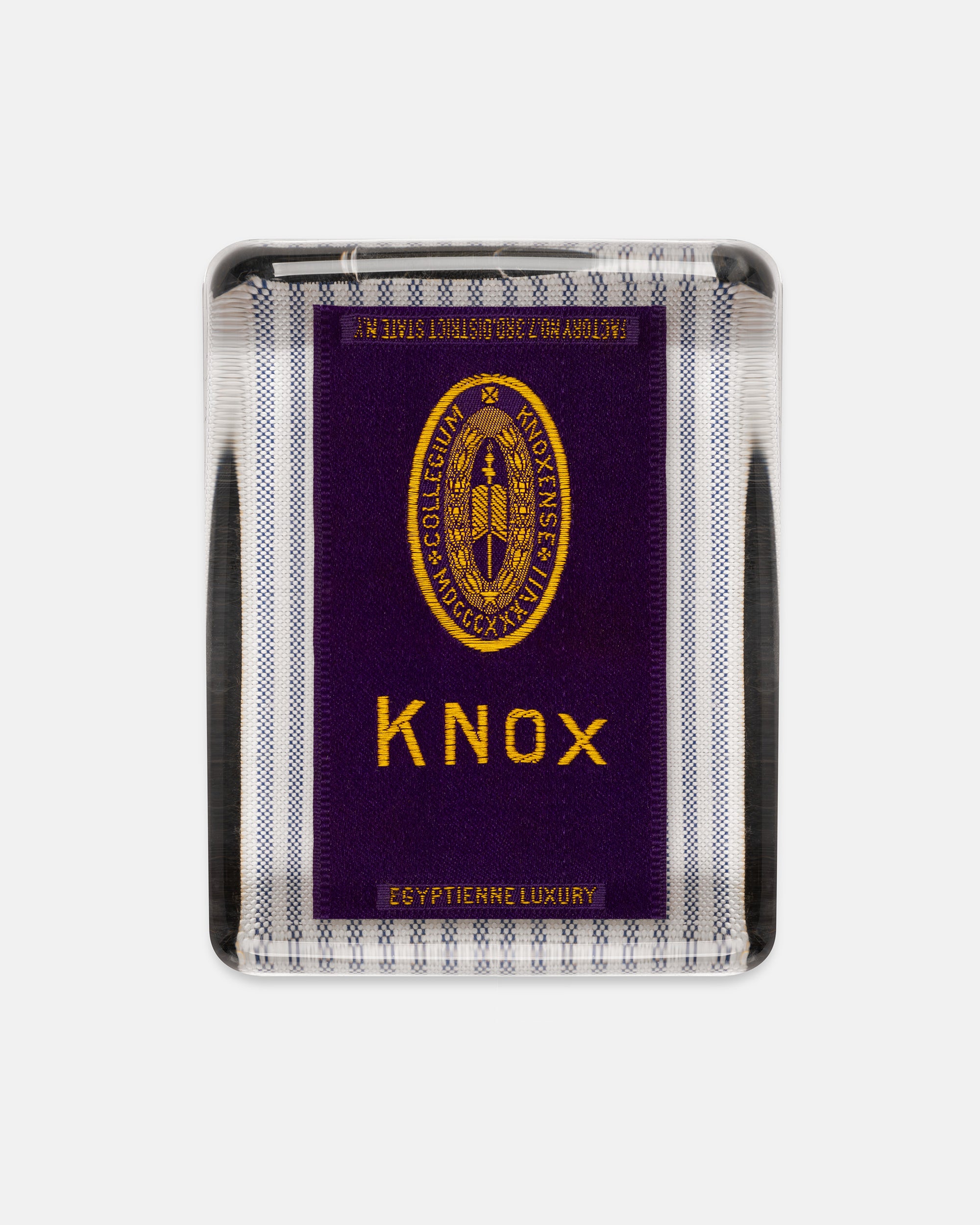 Knox College Silk Paperweight