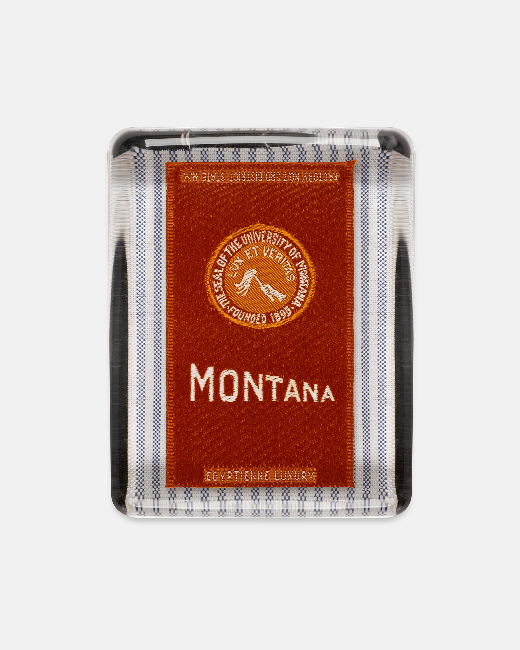 University Of Montana Silk Paperweight
