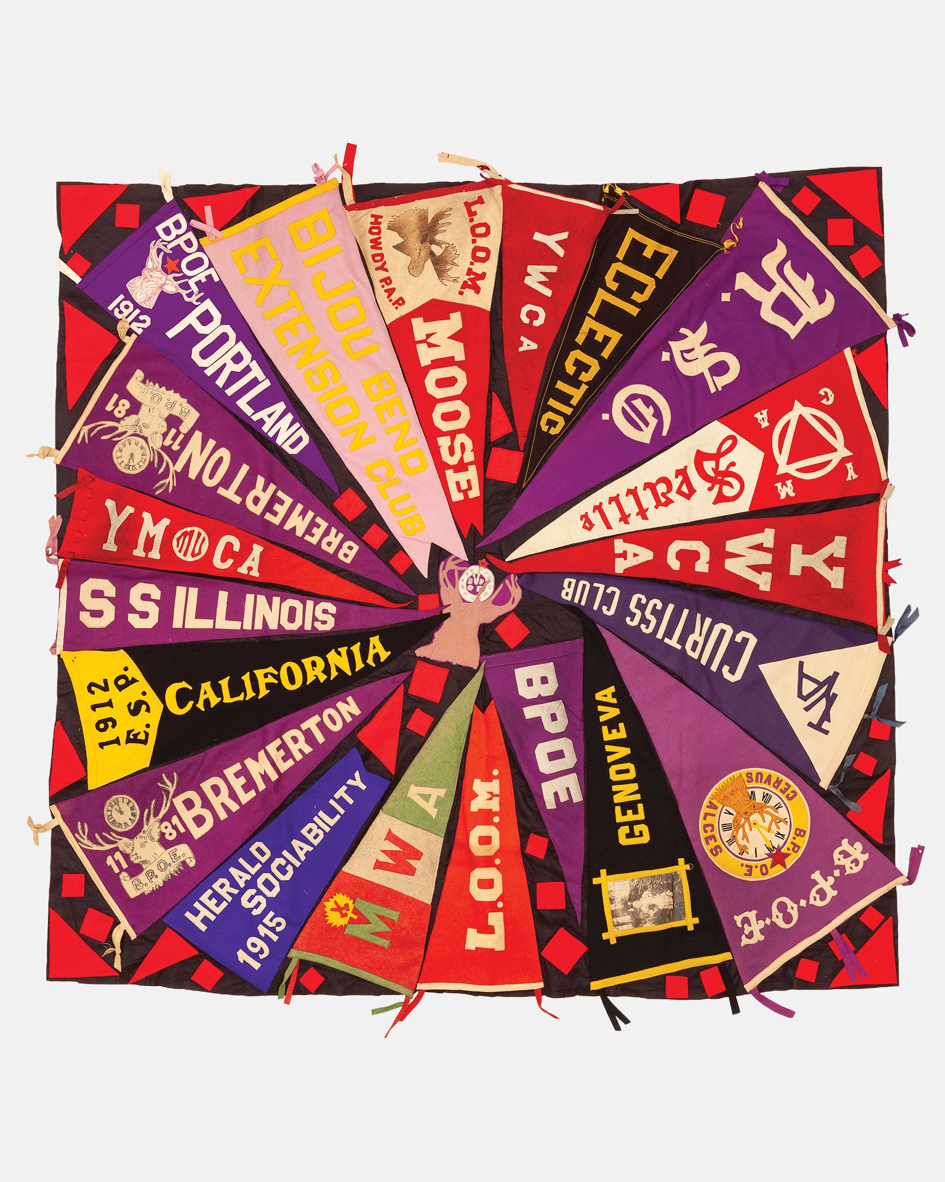 Vintage Pennant Quilt - Fraternal #1