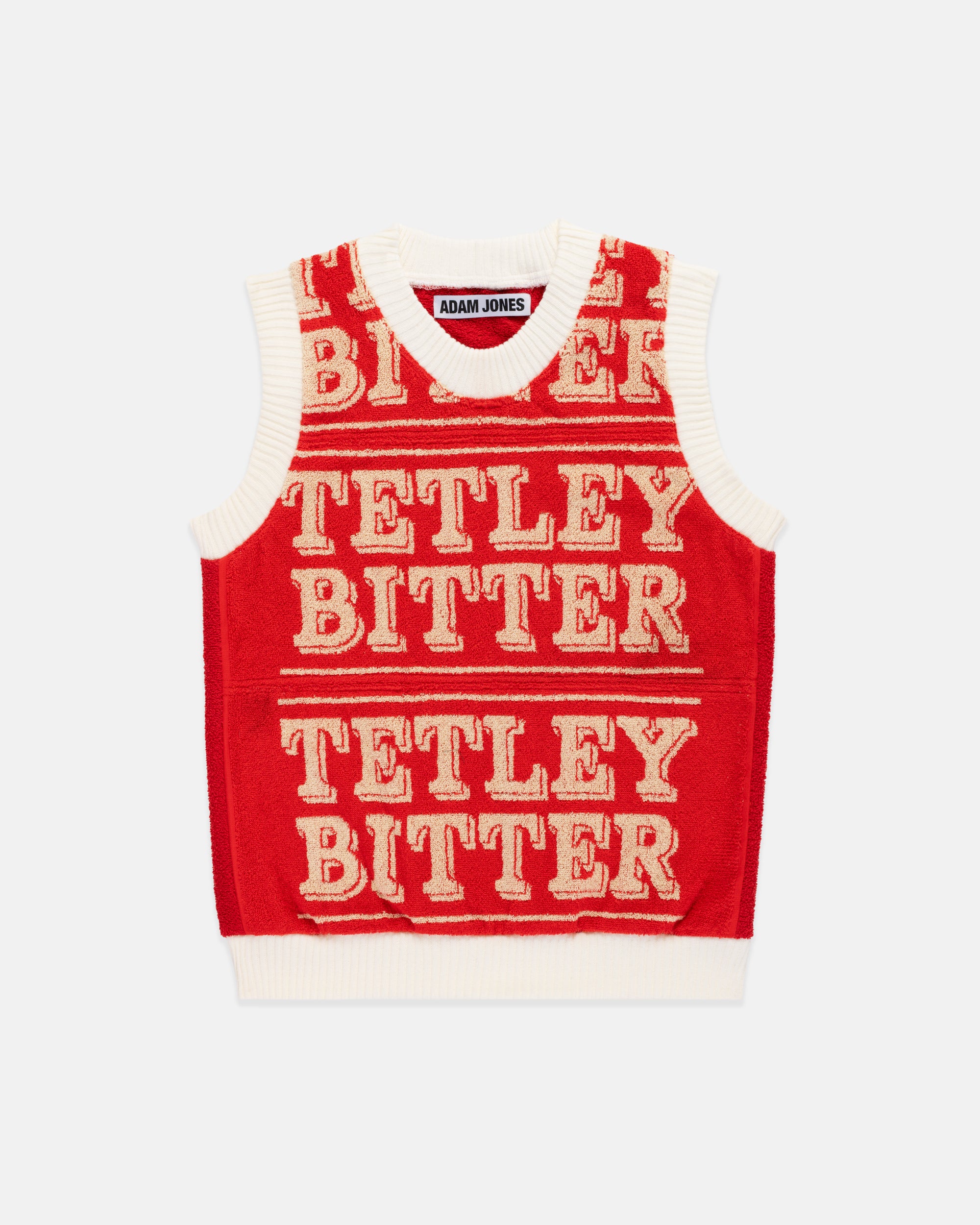 Made-in-England Tetley Bitter Vintage Beer Towel Vest