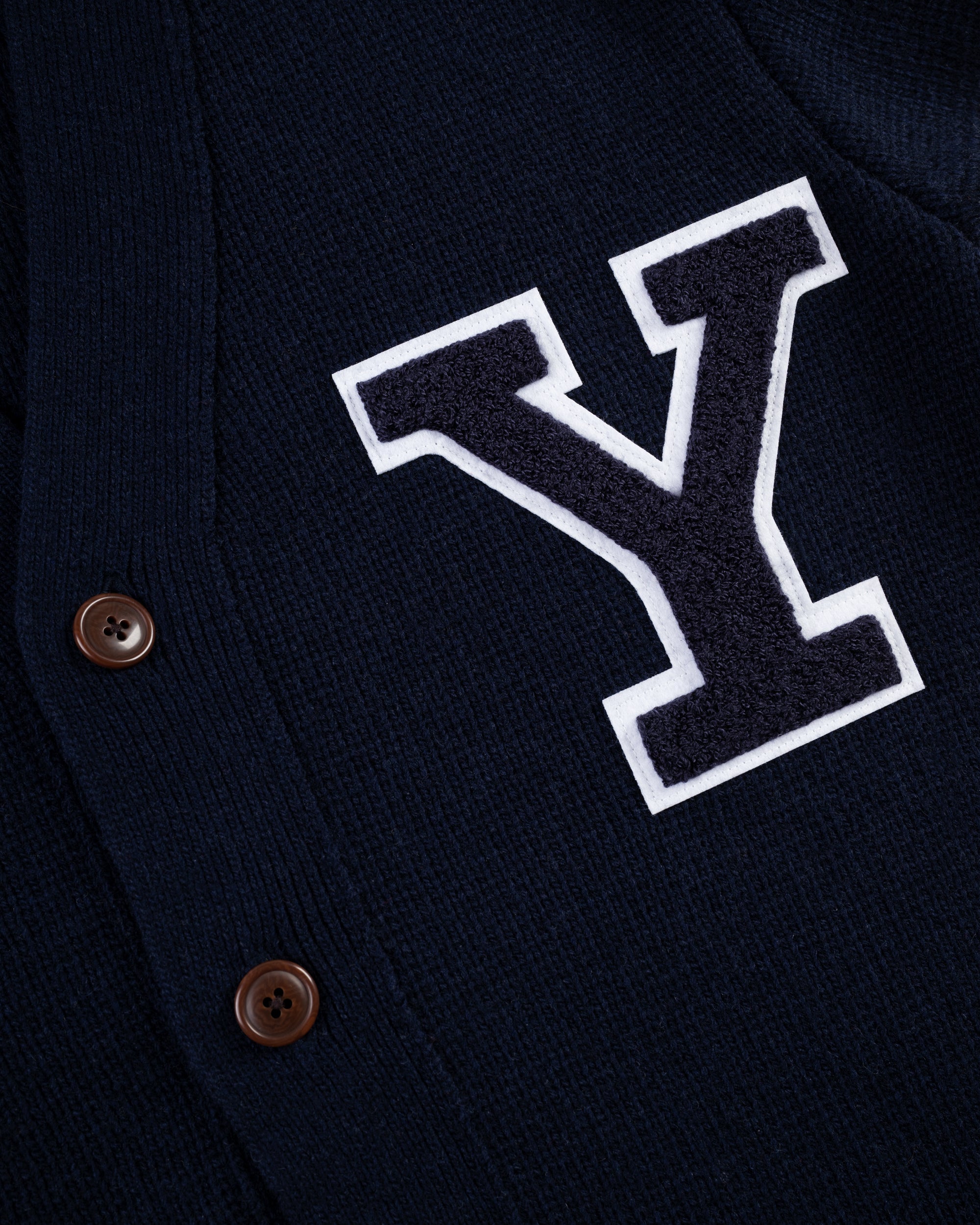 Yale Wool Varsity Cardigan