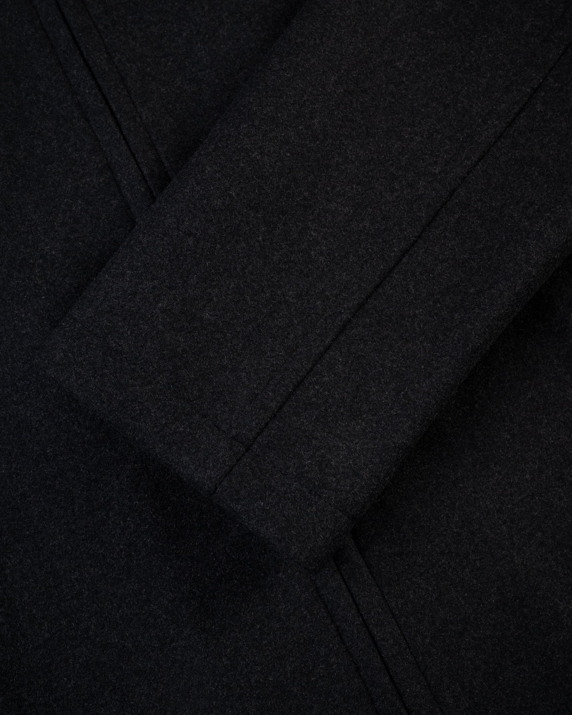 Grey Melton Wool Zermatt Coat