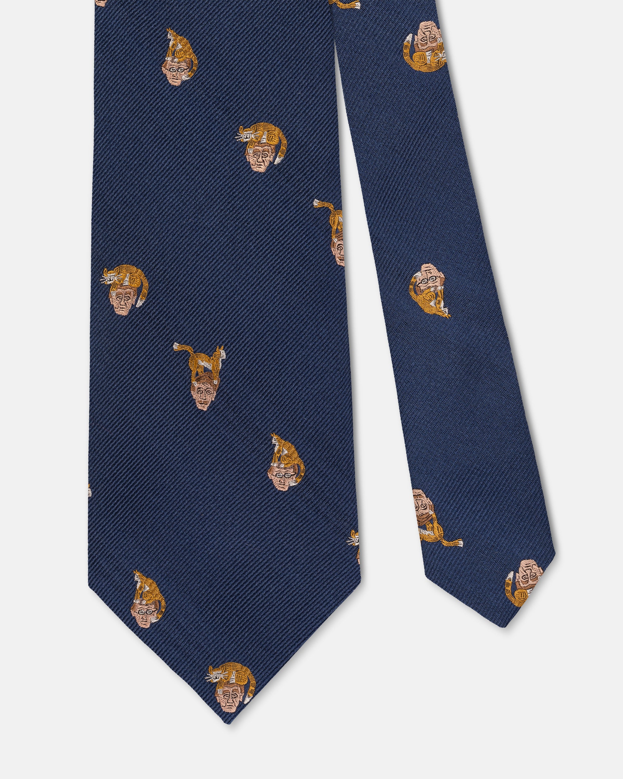 Made-in-USA "On the Mind" Club Tie