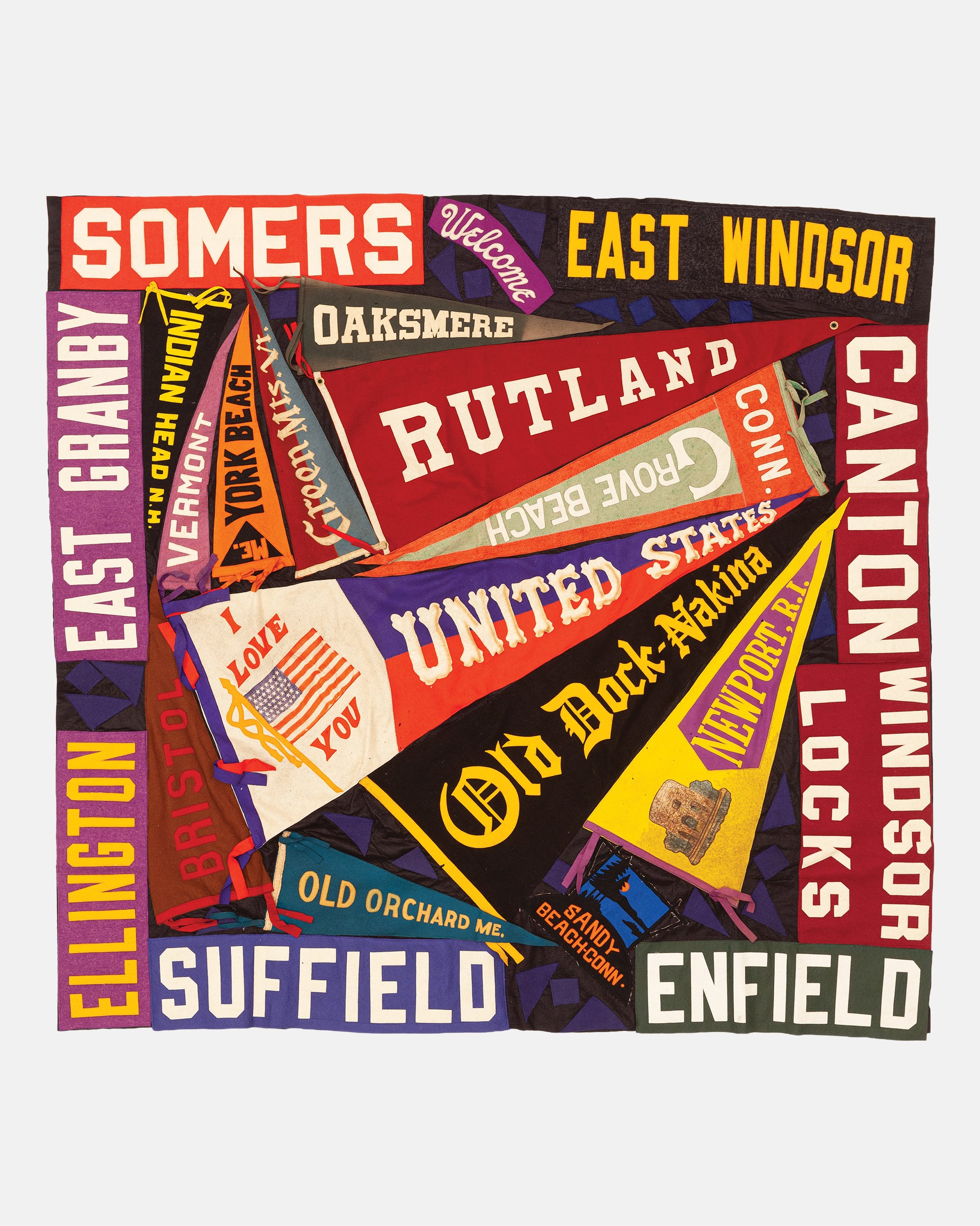 Vintage Pennant Quilt - Town and Country #2