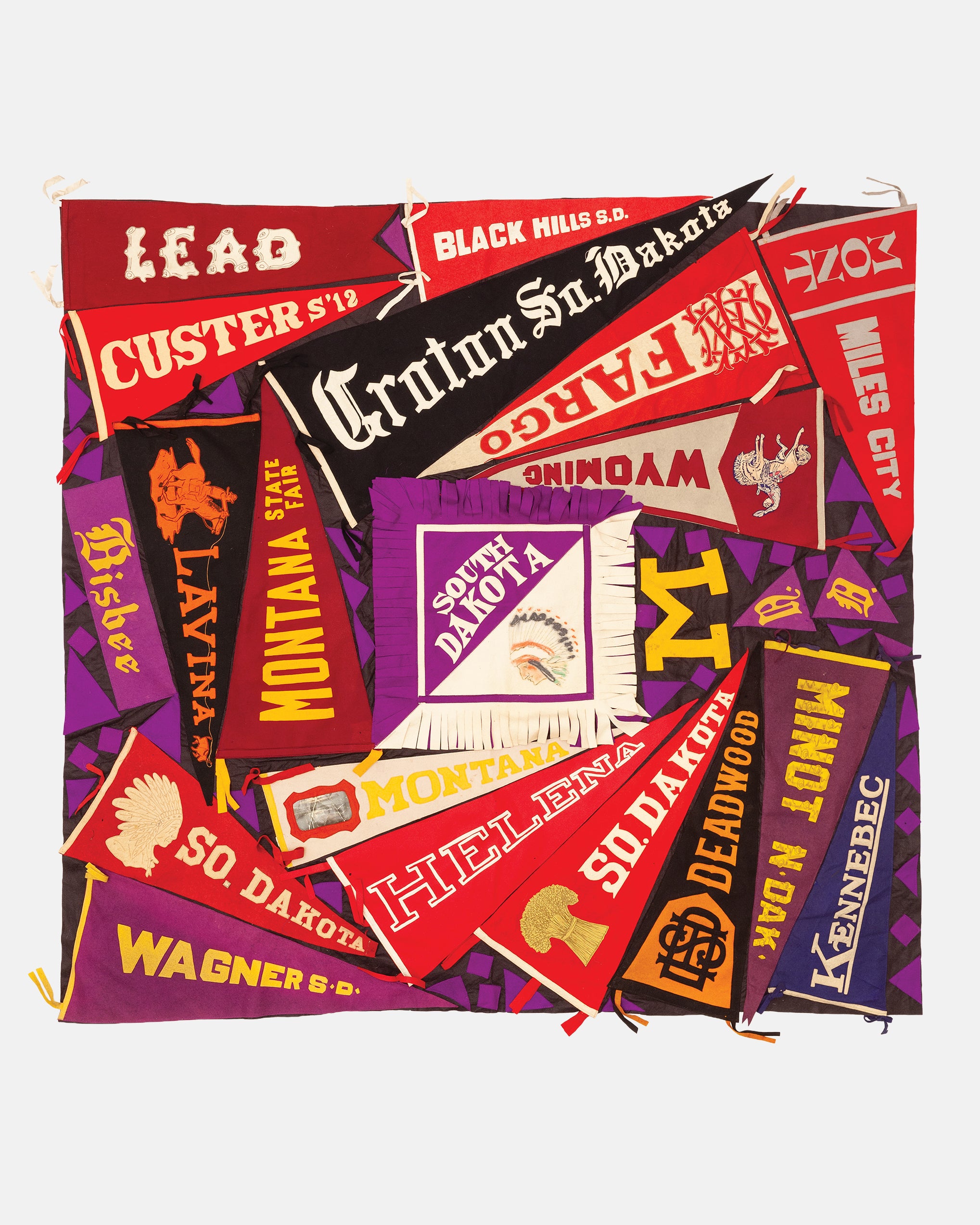 Vintage Pennant Quilt - Town and Country #5