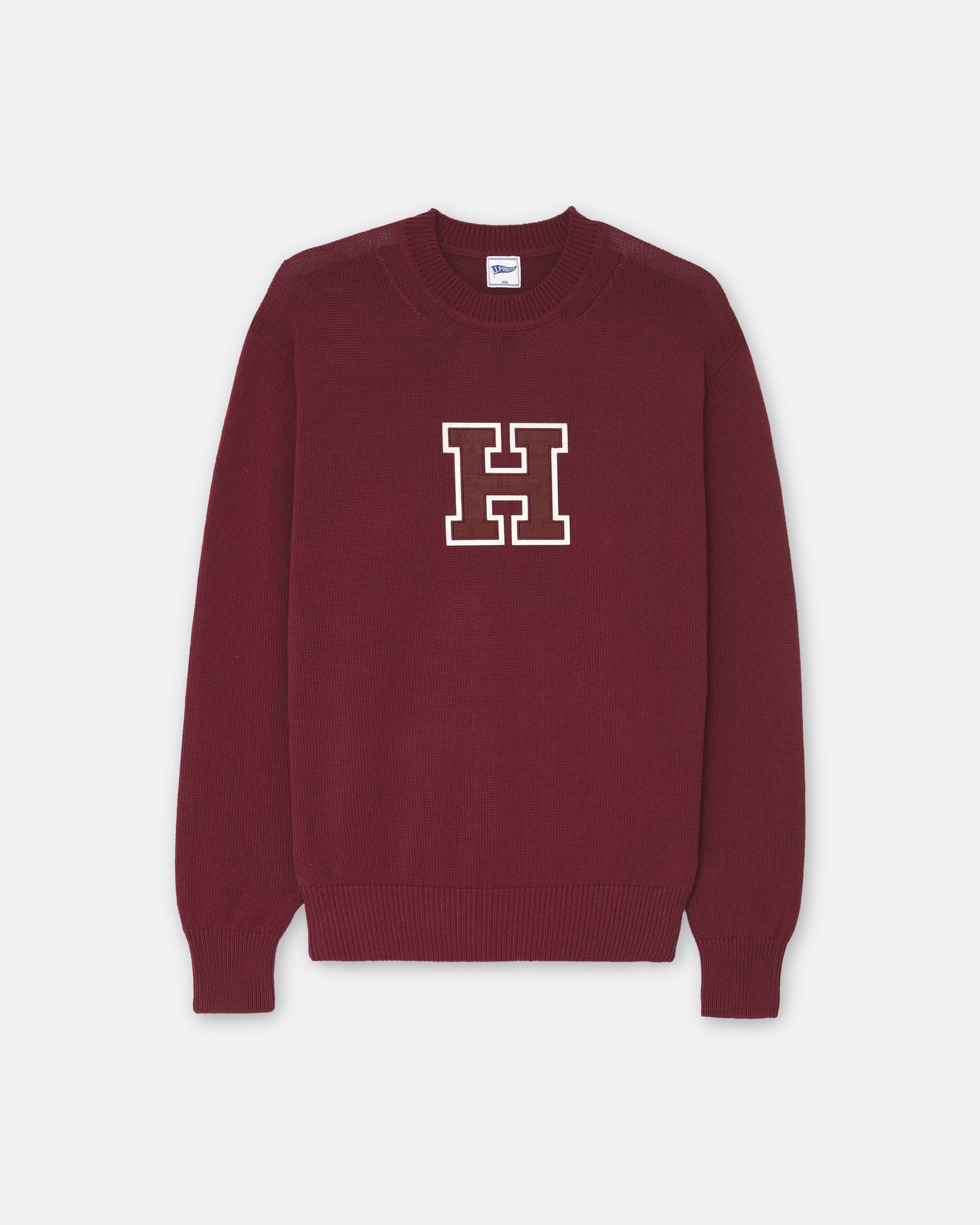 Harvard Cotton Crewneck "H" Sweater