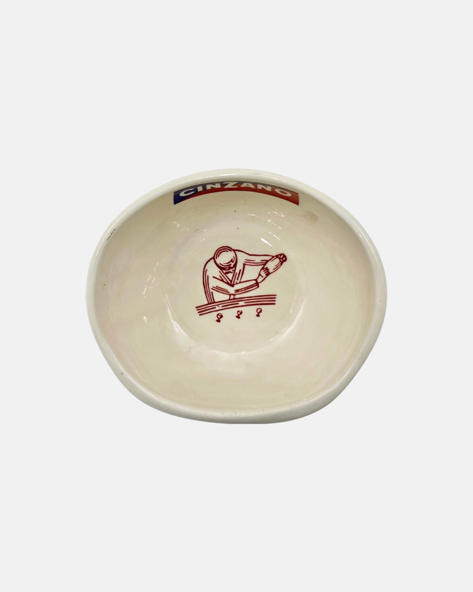 Vintage Harry's Bar Roma Italy Cinzano Ceramic Bowl