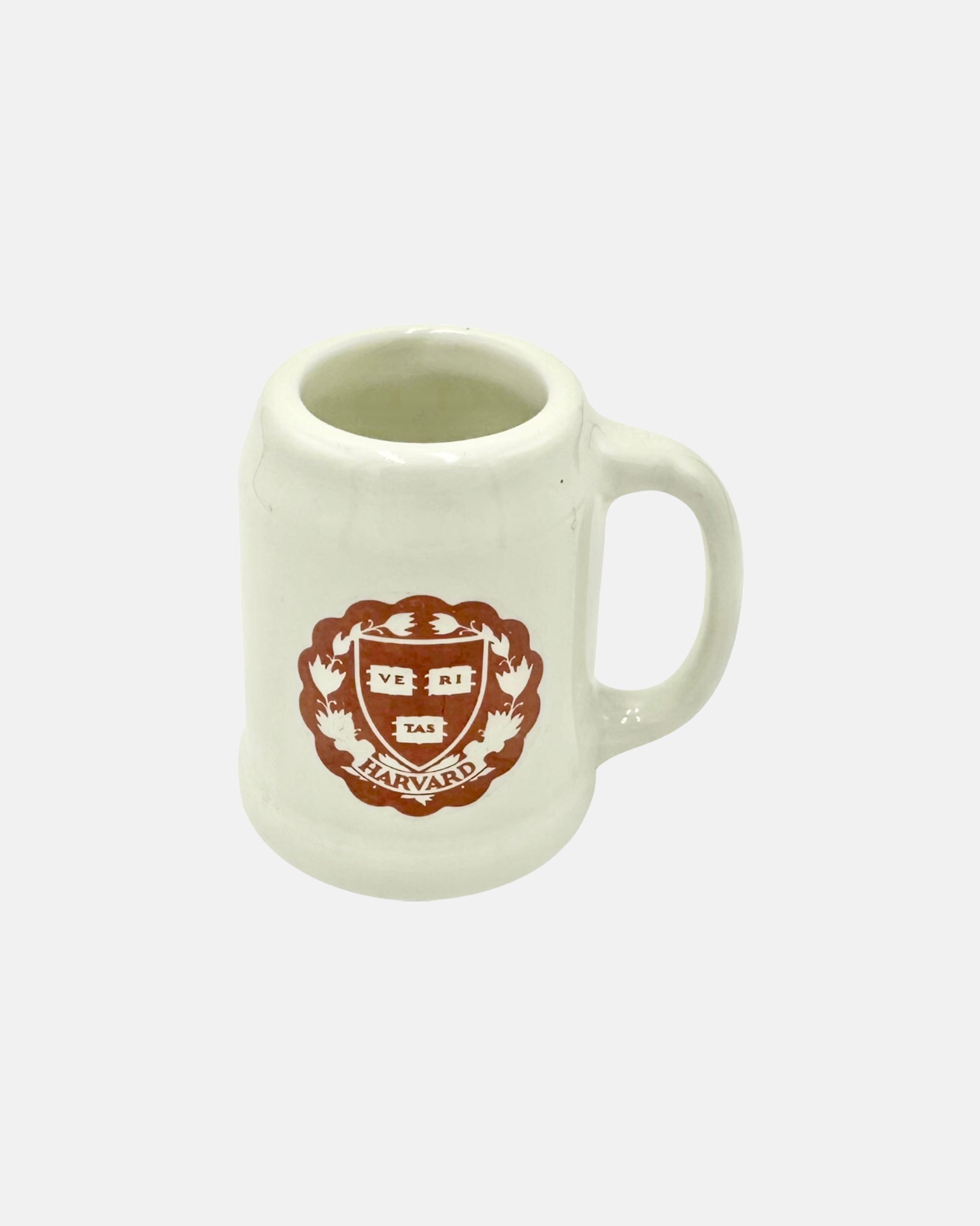 Vintage Harvard University Miniature Ceramic Mug Shot Glass