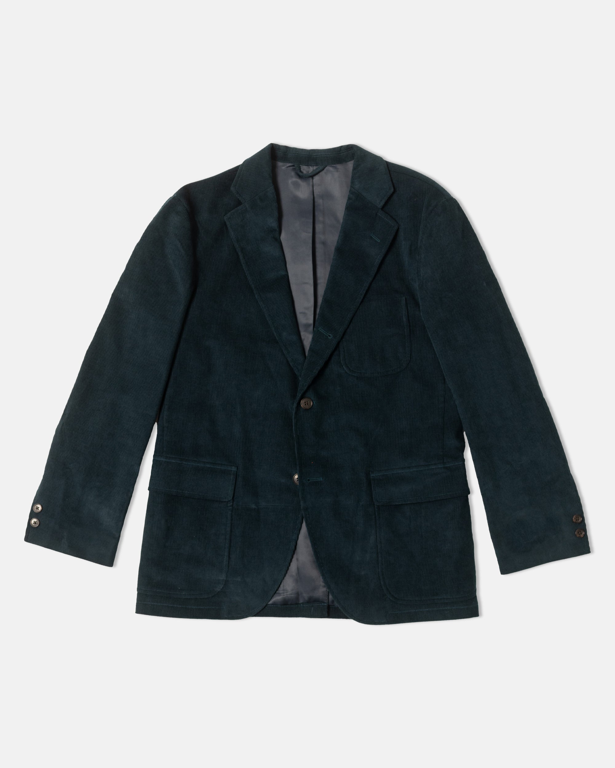 Navy Narrow Wale Corduroy Sport Coat - Trim Fit