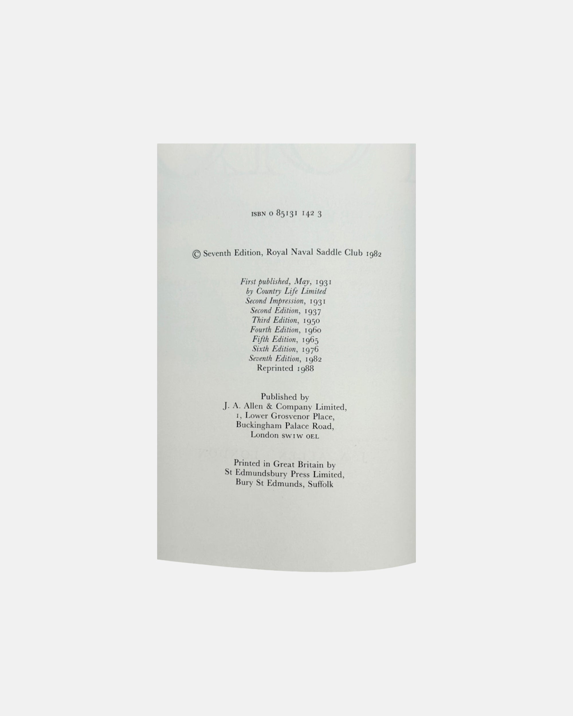 An Introduction to Polo by Marco 1982 Book Foreword by Charles, Prince of Wales