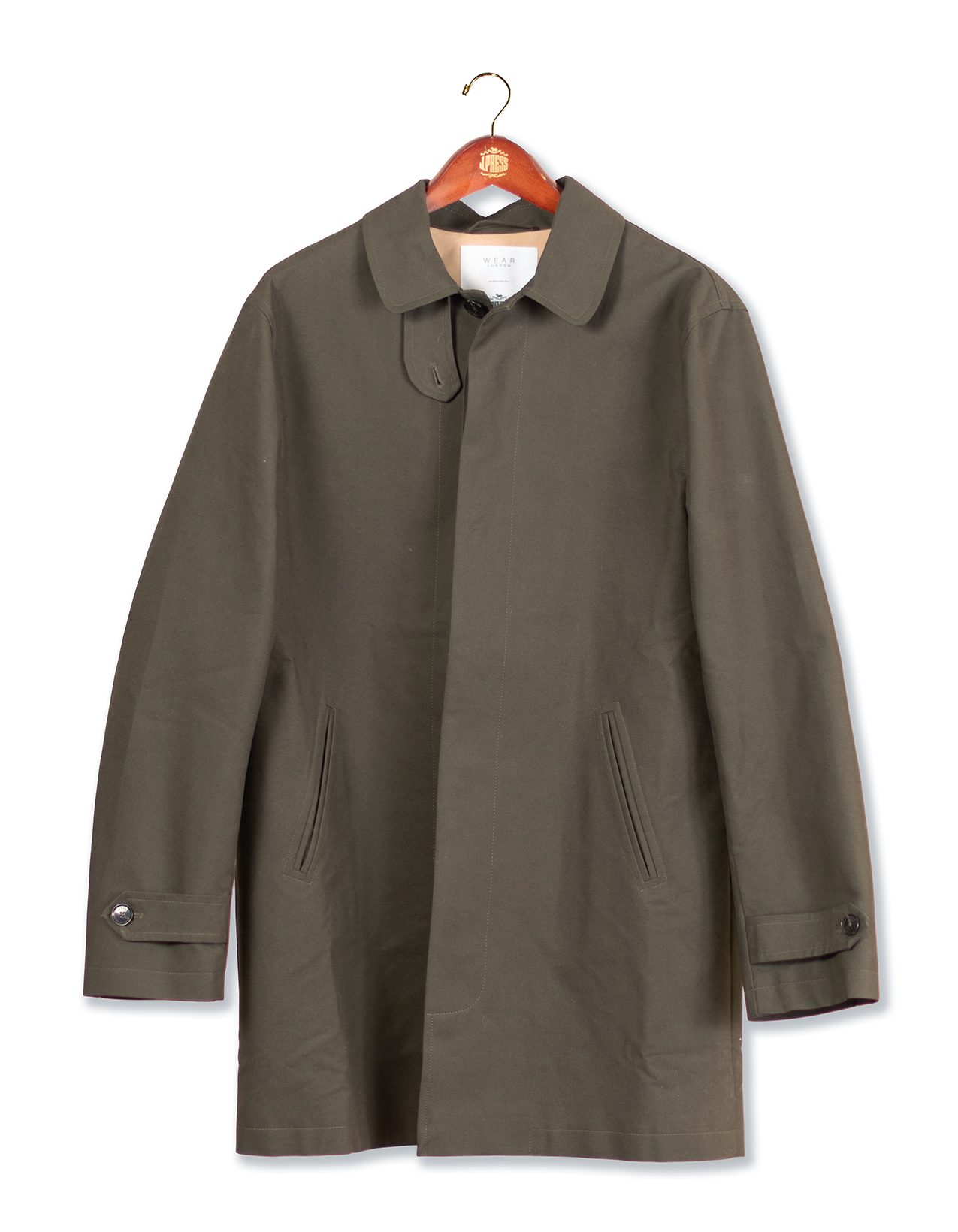 Mens cotton 2025 mac jacket