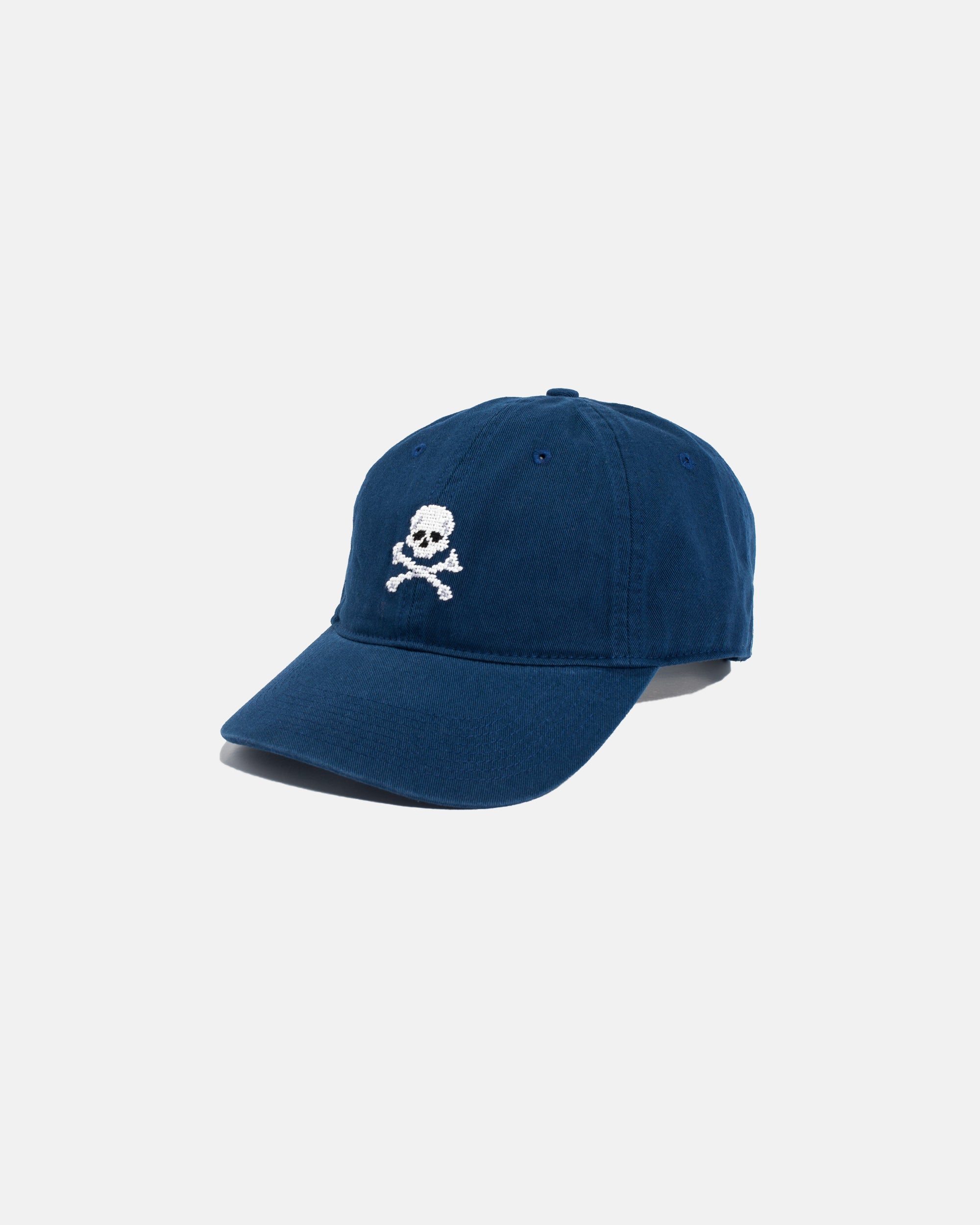 Jolly Roger Navy Needlepoint Hat