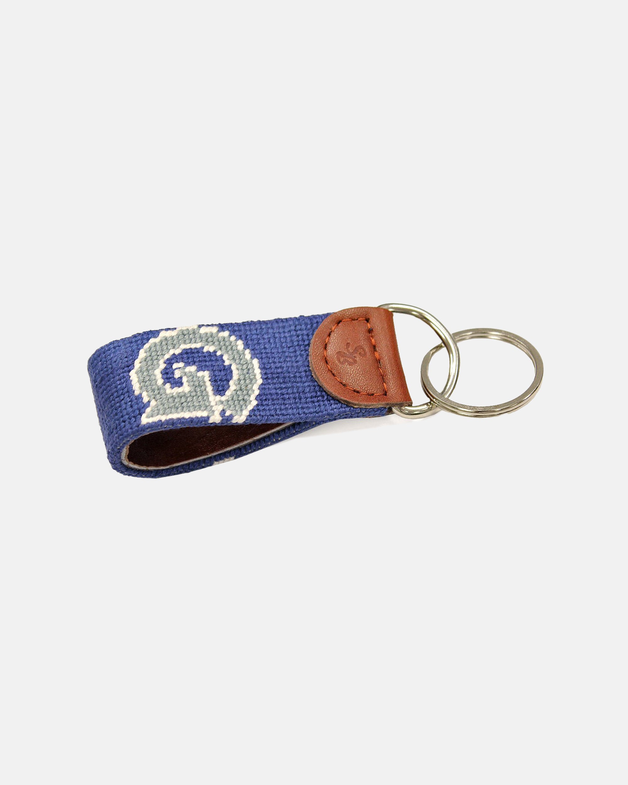 Georgetown Needlepoint Key Fob