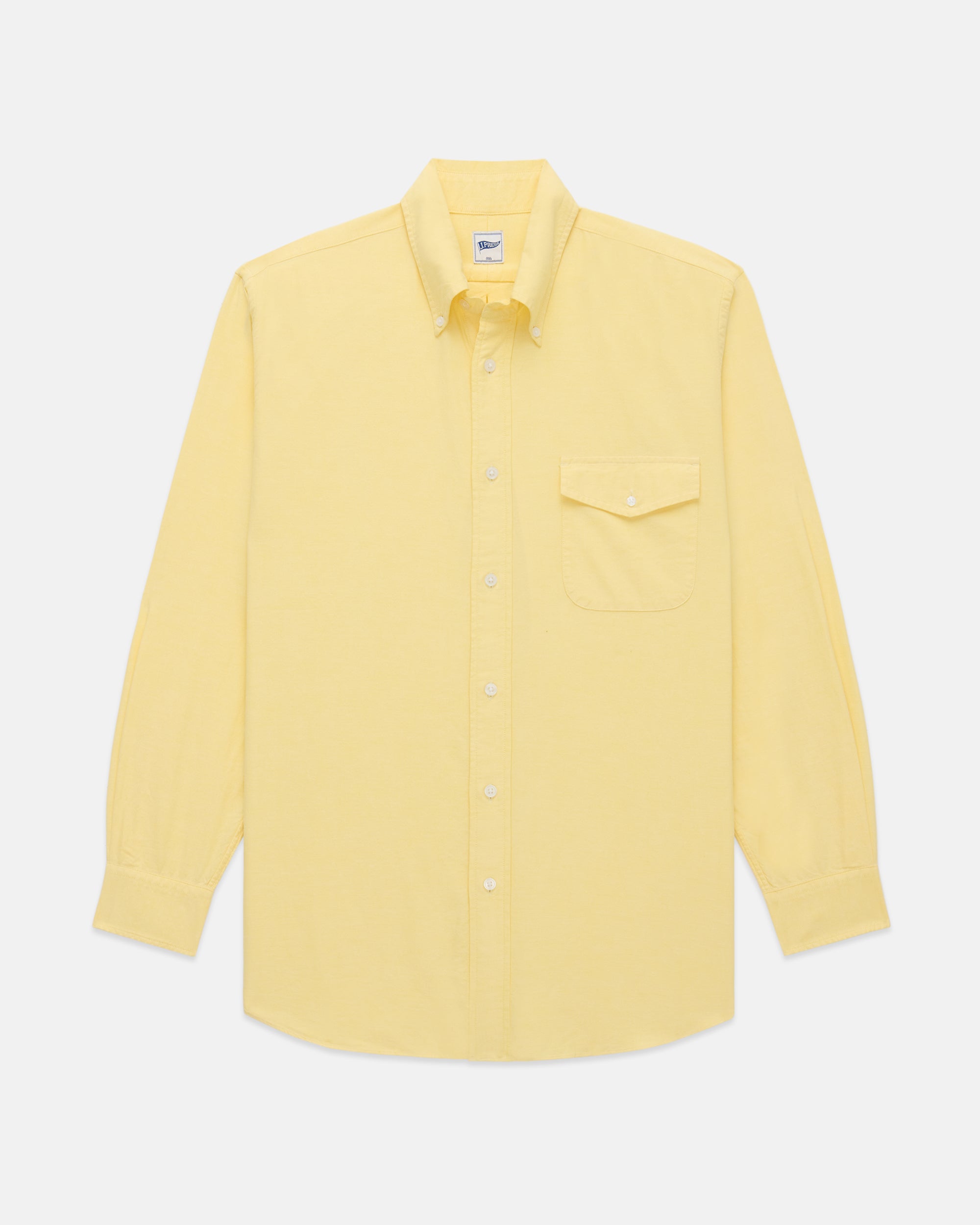 Yellow Zephyr Oxford Shirt - Trim Fit
