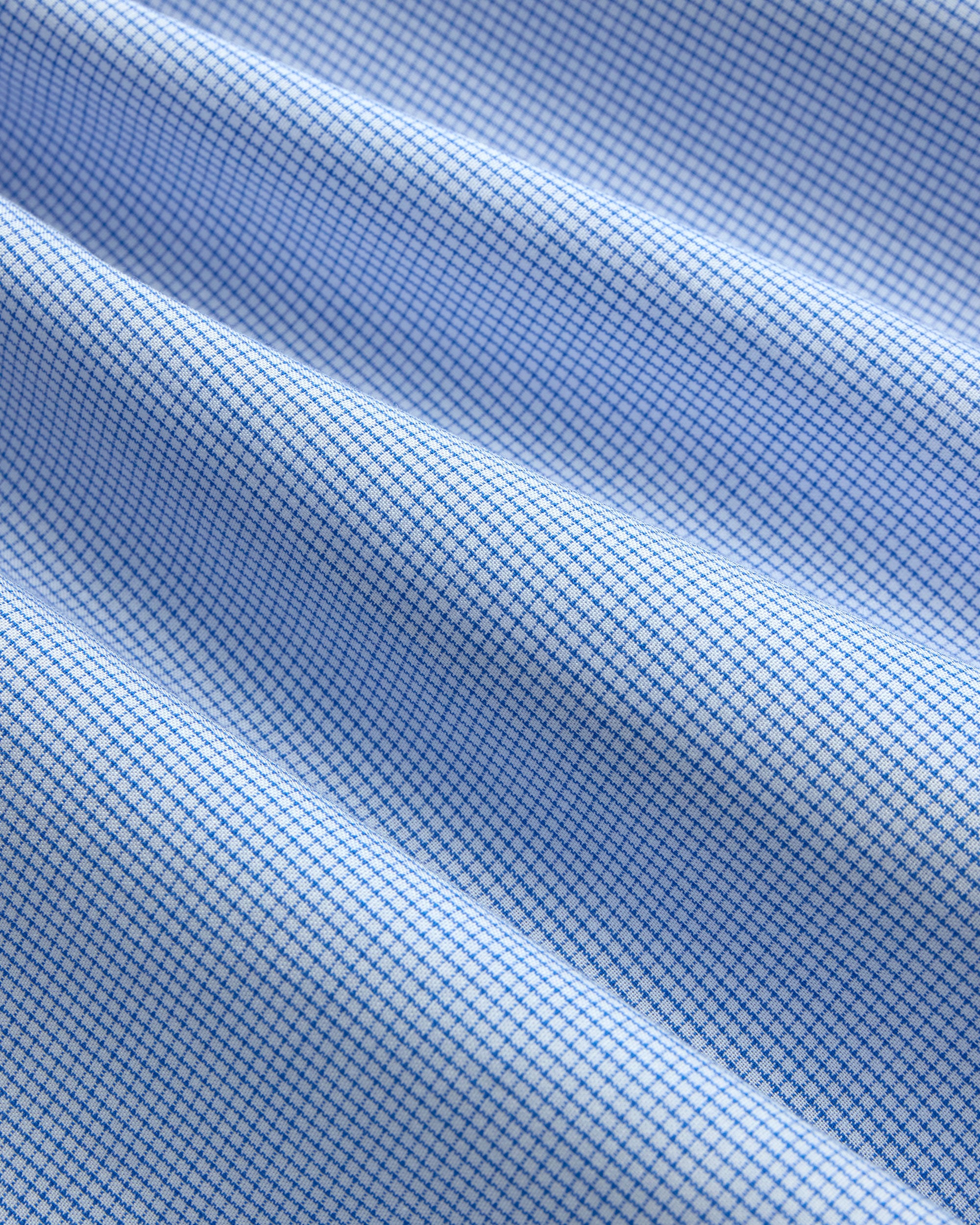 Made-in-Canada Dark Blue Mini Tattersall Button Down Shirt - Classic Fit