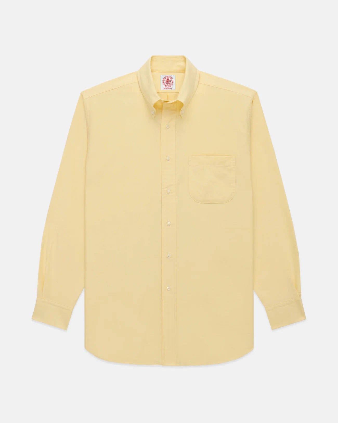 Made-in-USA Yellow Oxford Cloth Button Down Shirt - Classic Fit